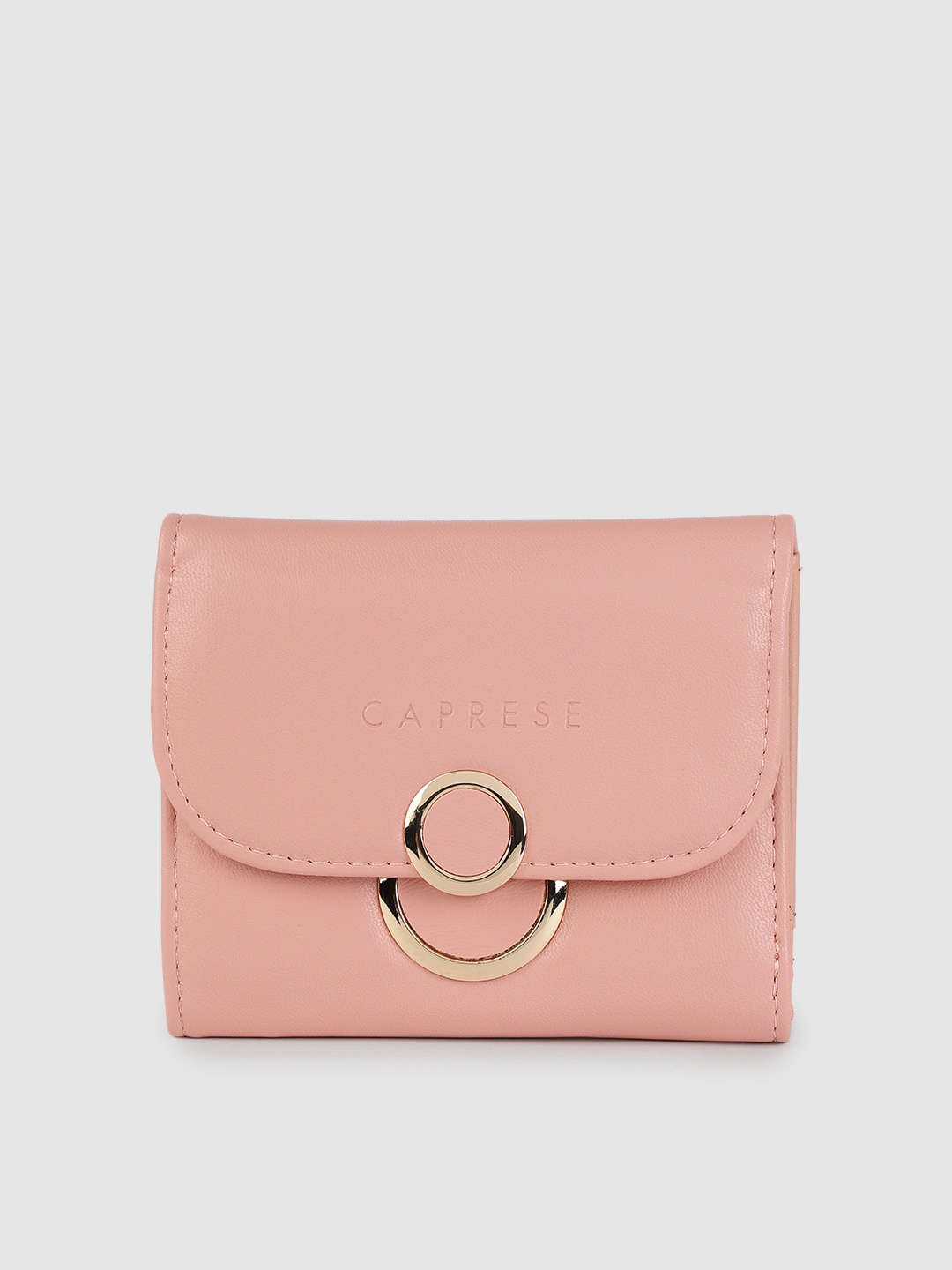 

Caprese Women Pink Three Fold Wallet