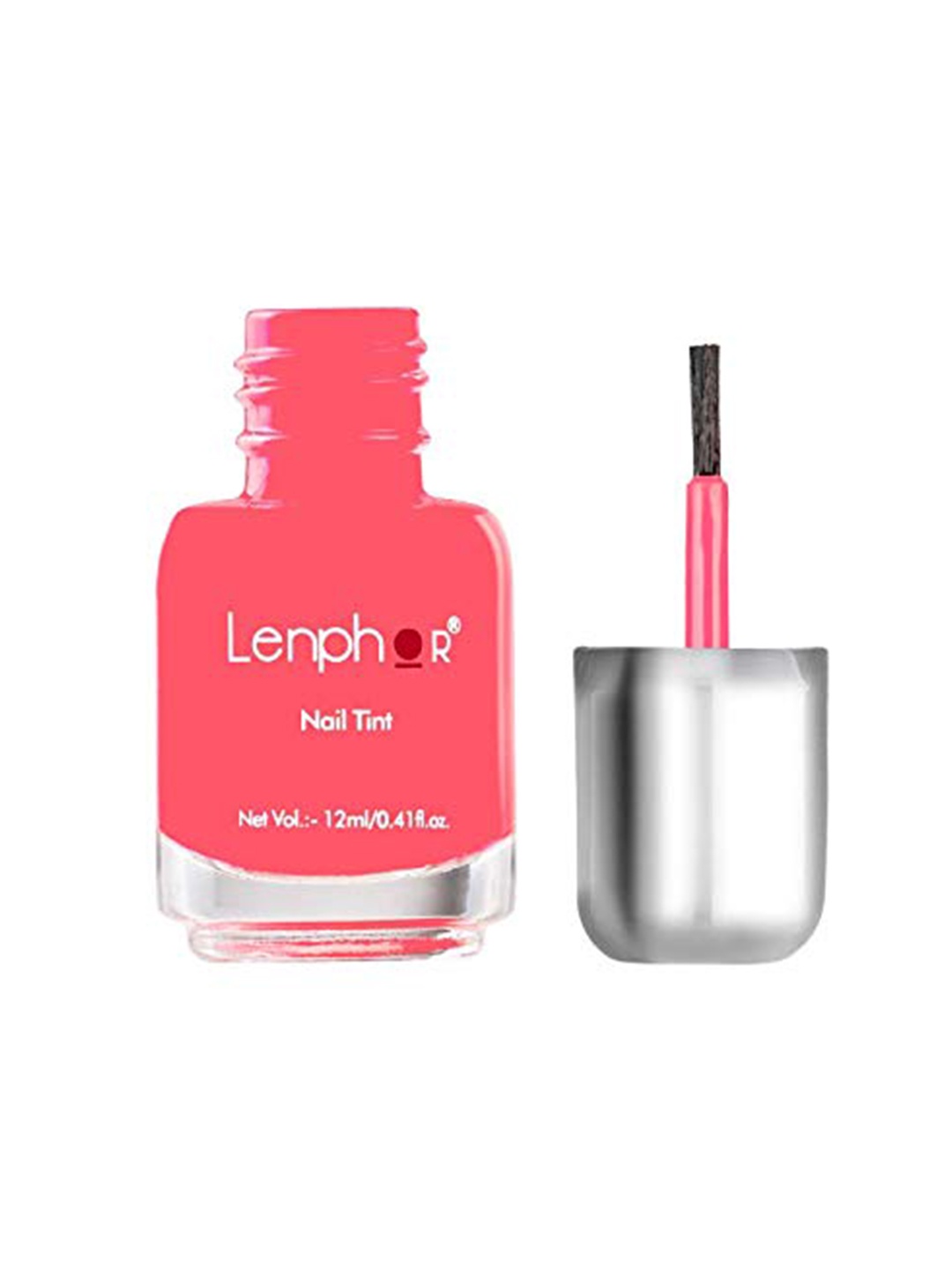 

Lenphor Cruelty-Free Long Lasting Shiny Gel Finish Nail Tint 12 ml - Mr Flamingo 001, Pink