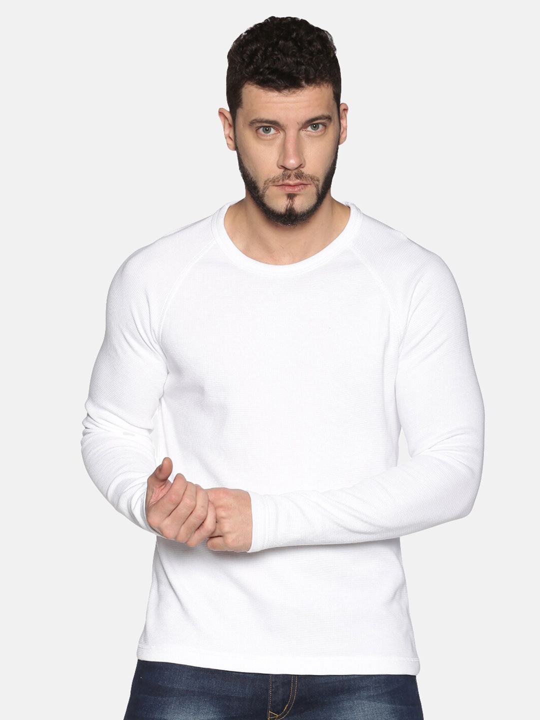 

UrGear Men White Sweatshirt