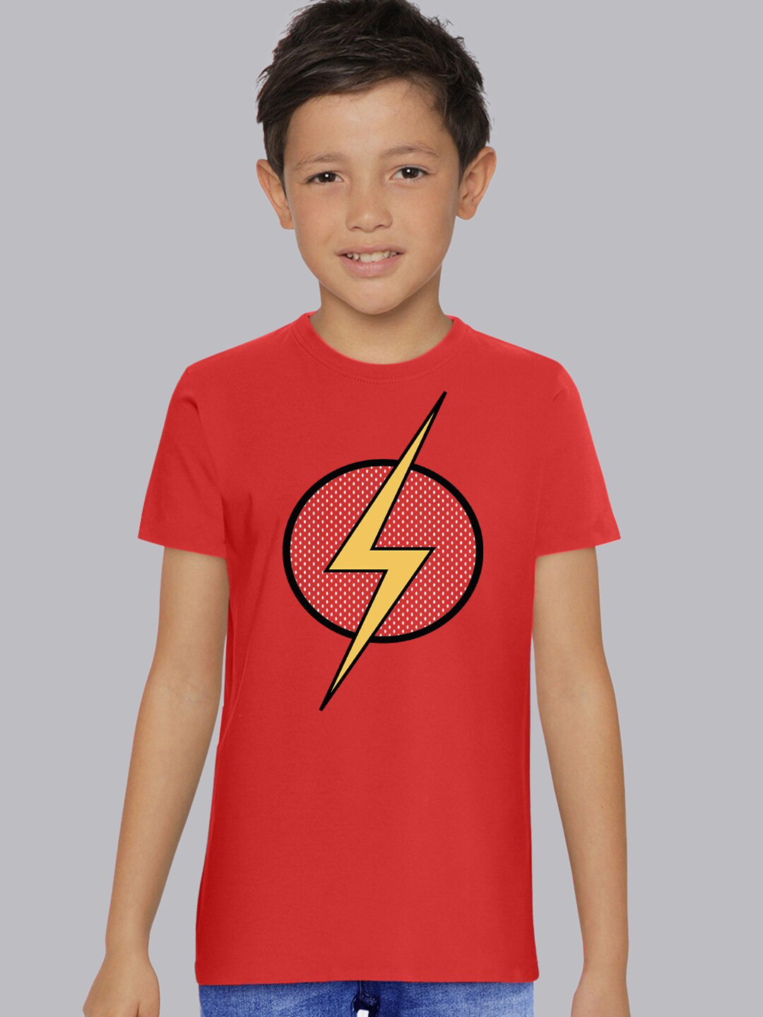 

Kids Ville Boys Red DC League Of Super Pets Printed Tshirt