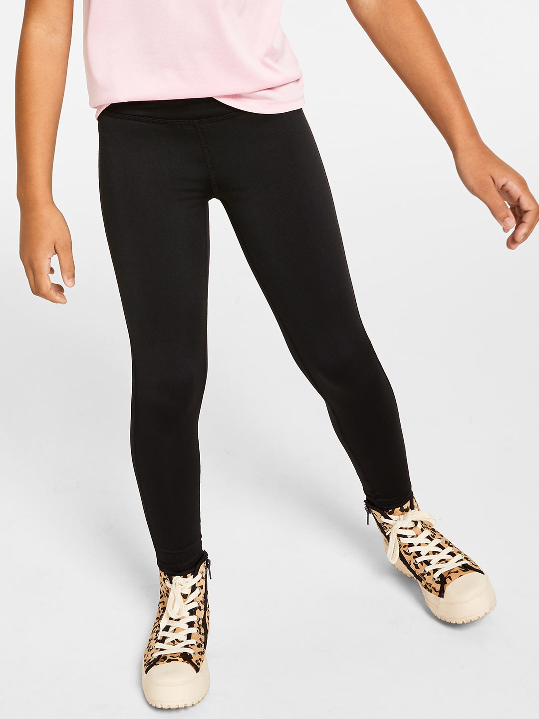 

Macy's Ideology Girls Black Solid Core Stretch Tights