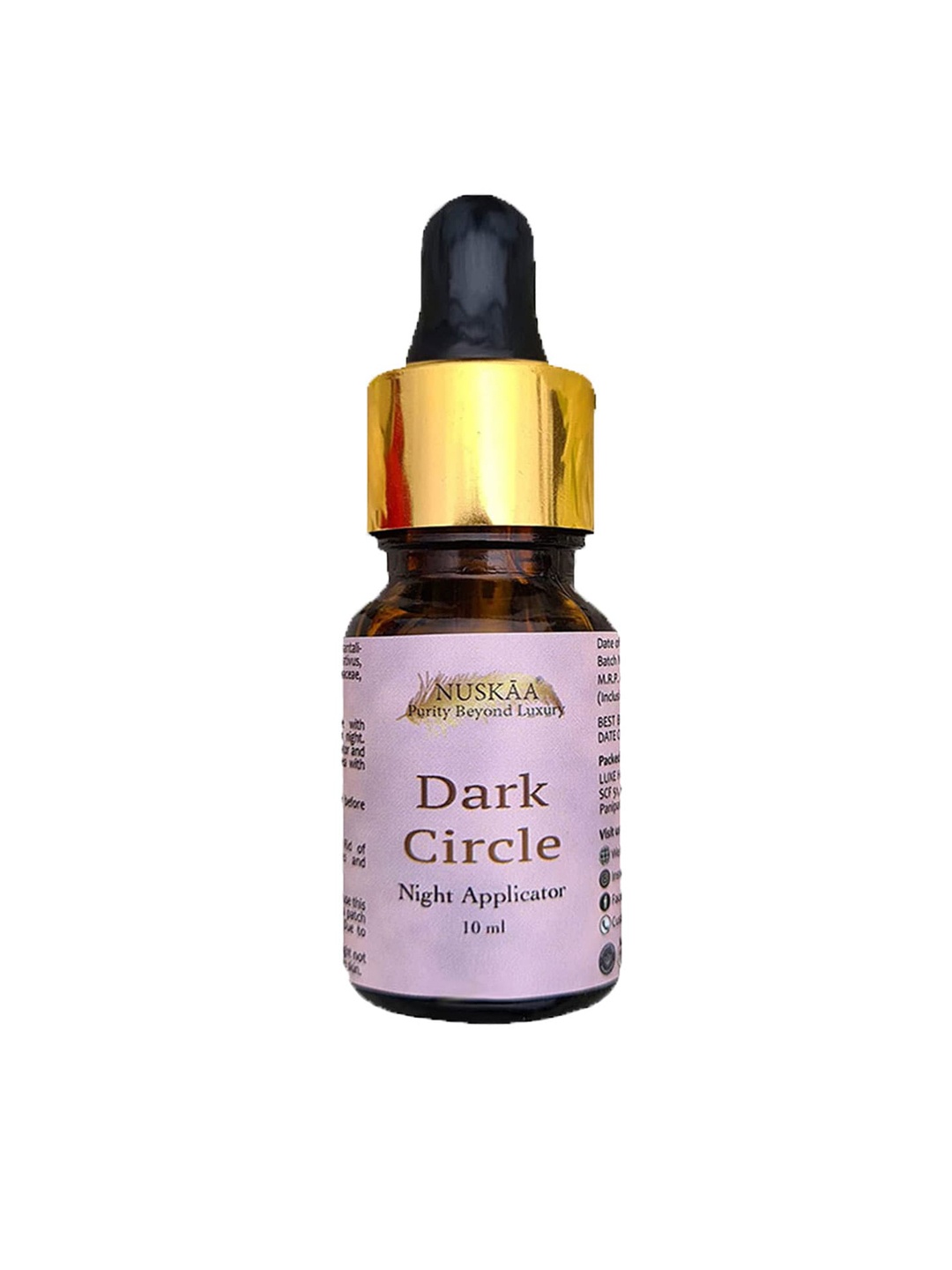 

NUSKAA Dark Circle Night Applicator 10ml, Pink