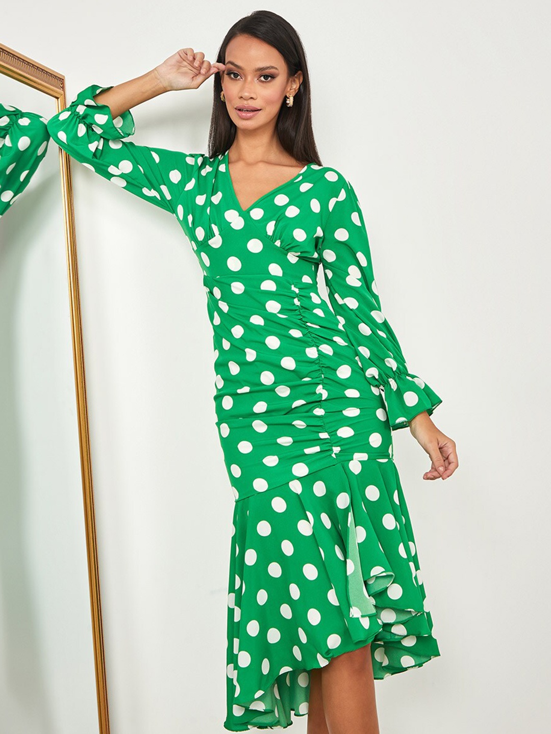 

Styli Green Midi Dress
