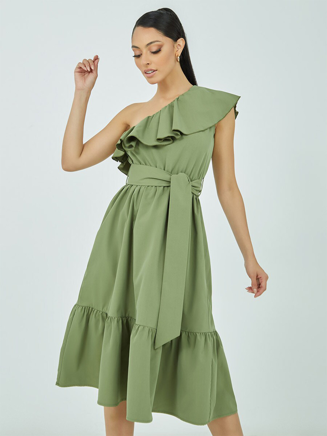 

Styli Green Dress