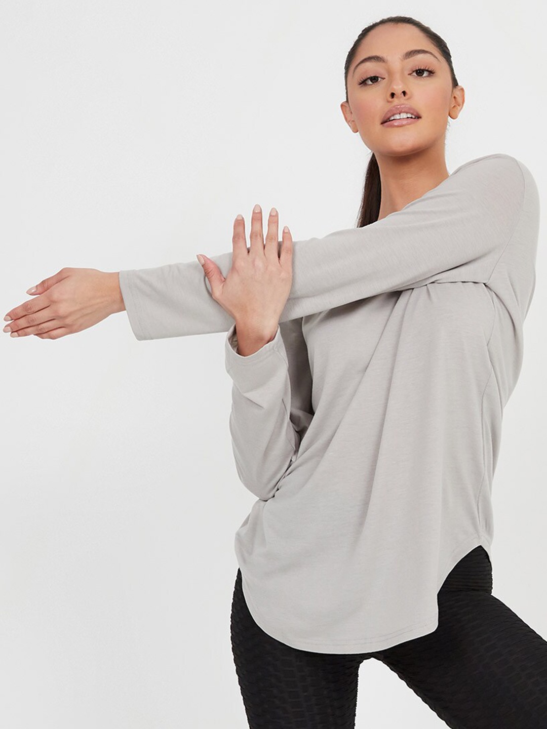 

Styli Grey Print Top