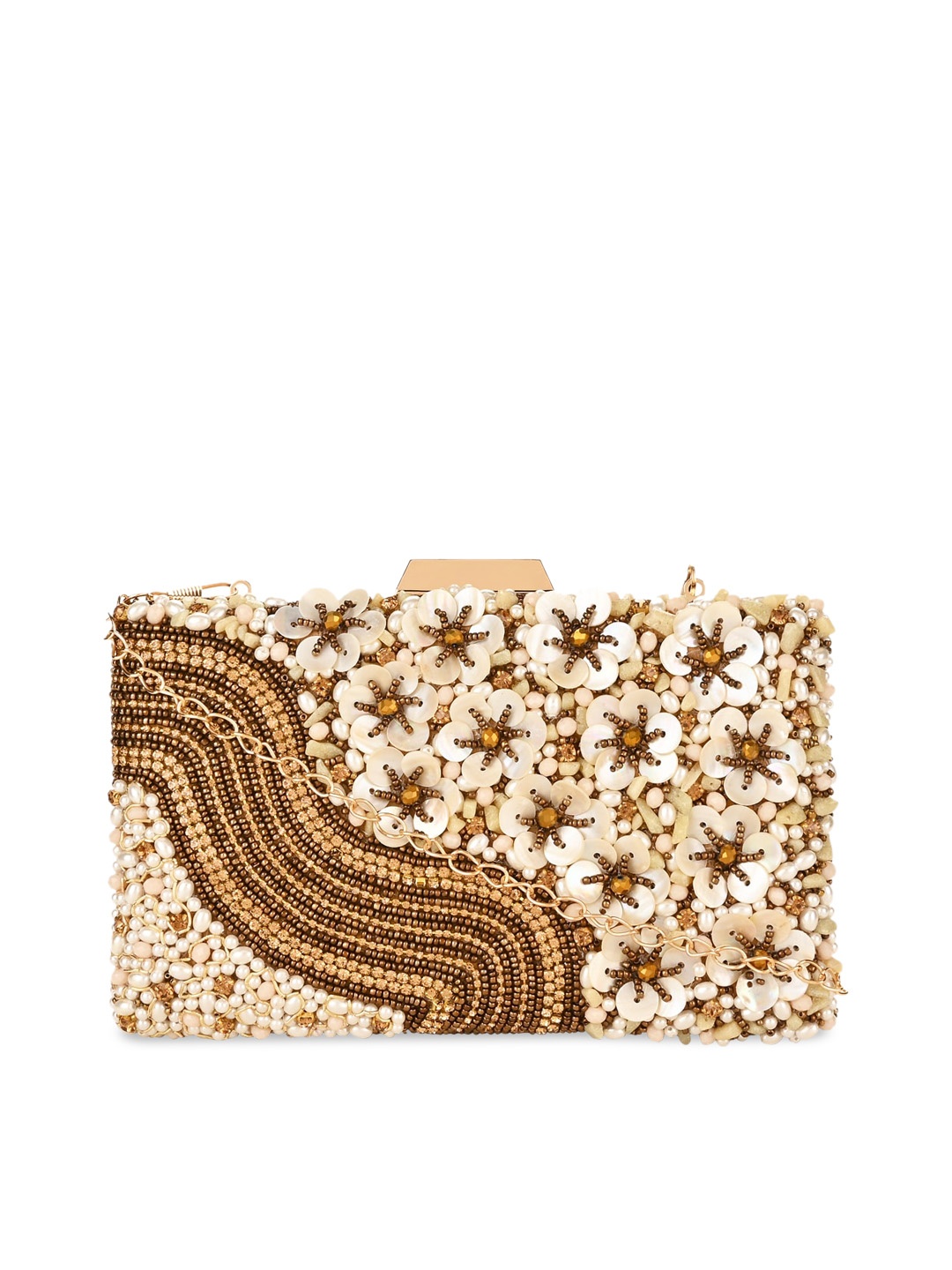 

Rocia Women Gold Clutches