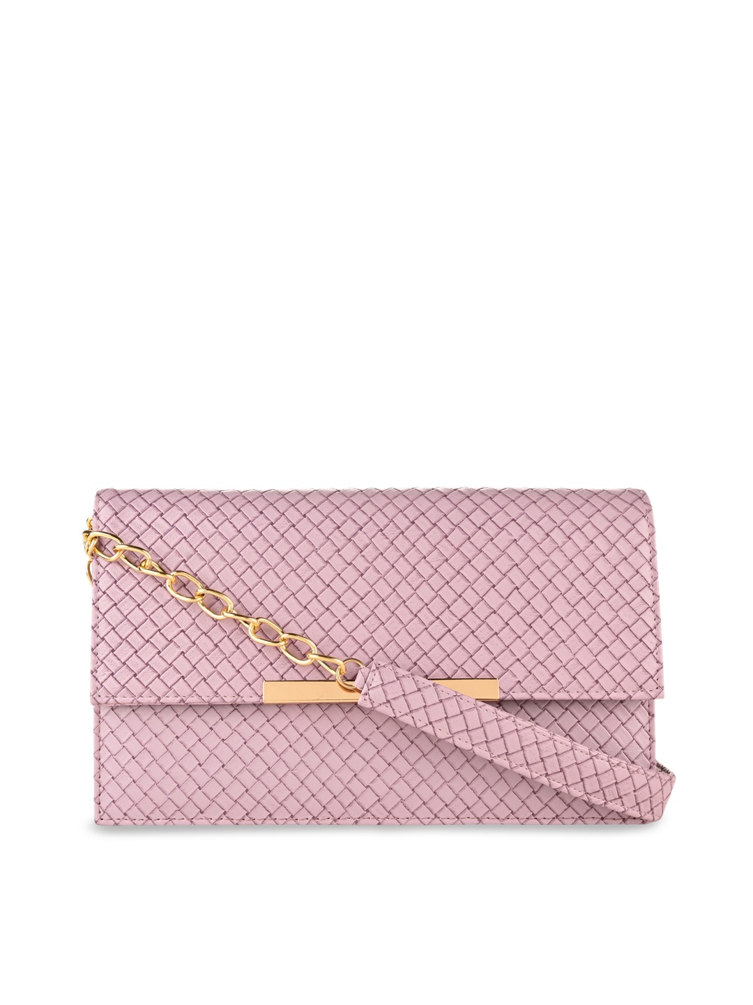 

Rocia Purple Textured PU Swagger Sling Bag with Quilted