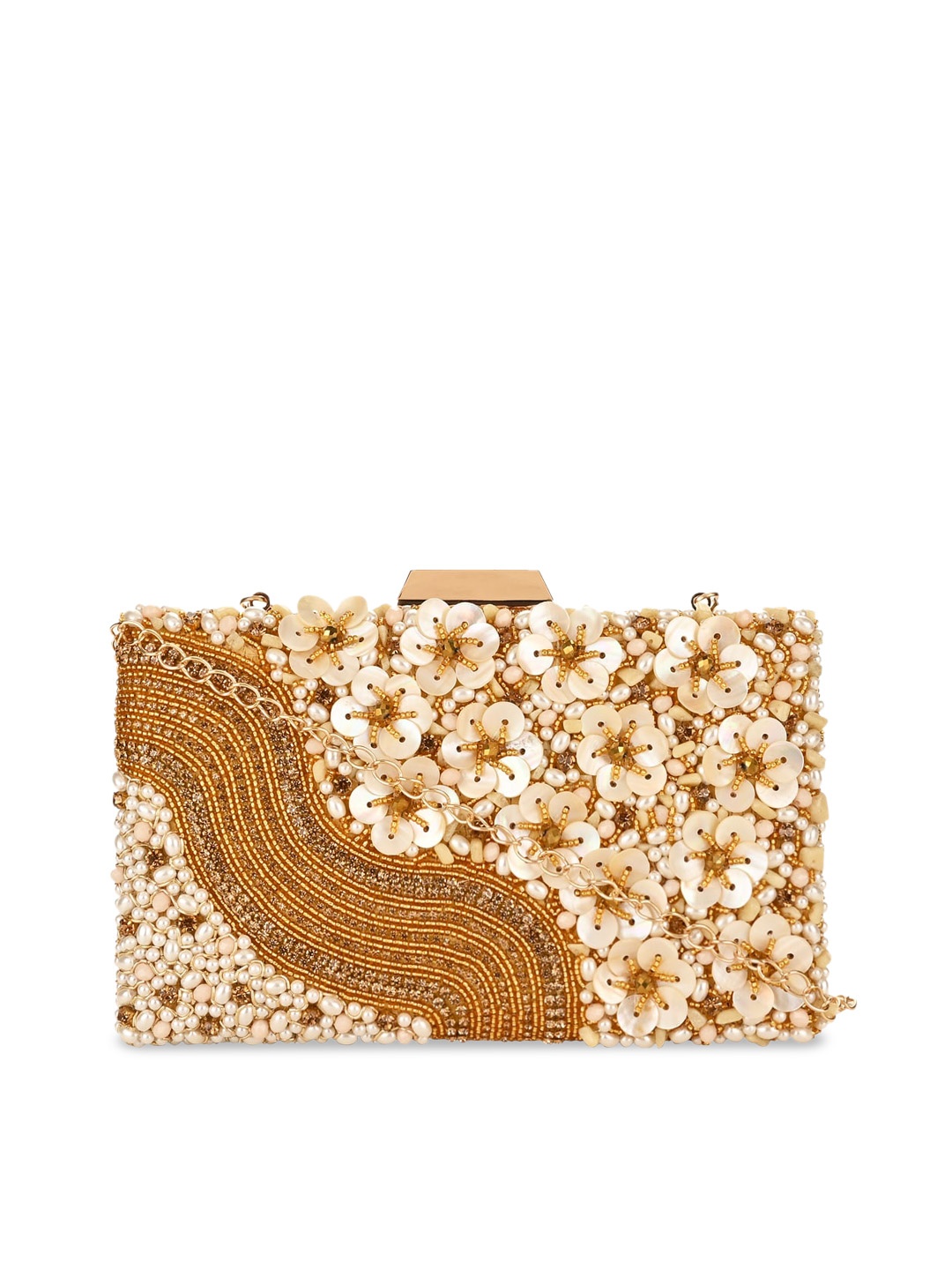 

Rocia Women Gold Clutches