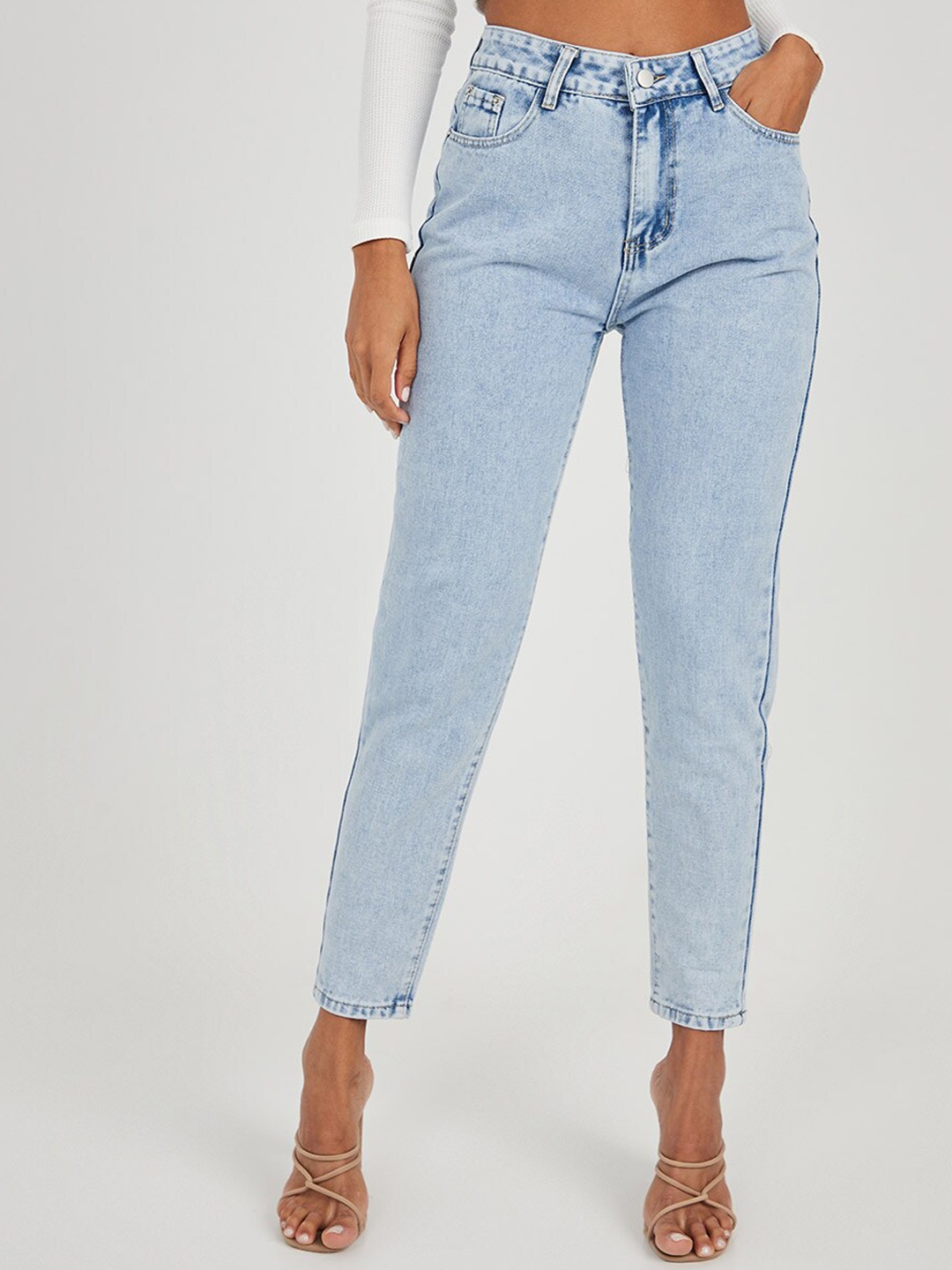 

Styli Women Blue Slim Fit High Waist Jeans
