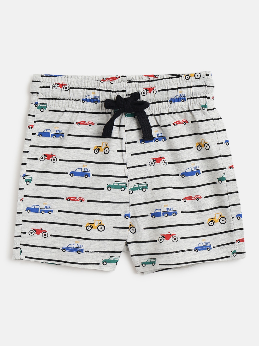 

Civil Boys Grey & Black Striped Shorts