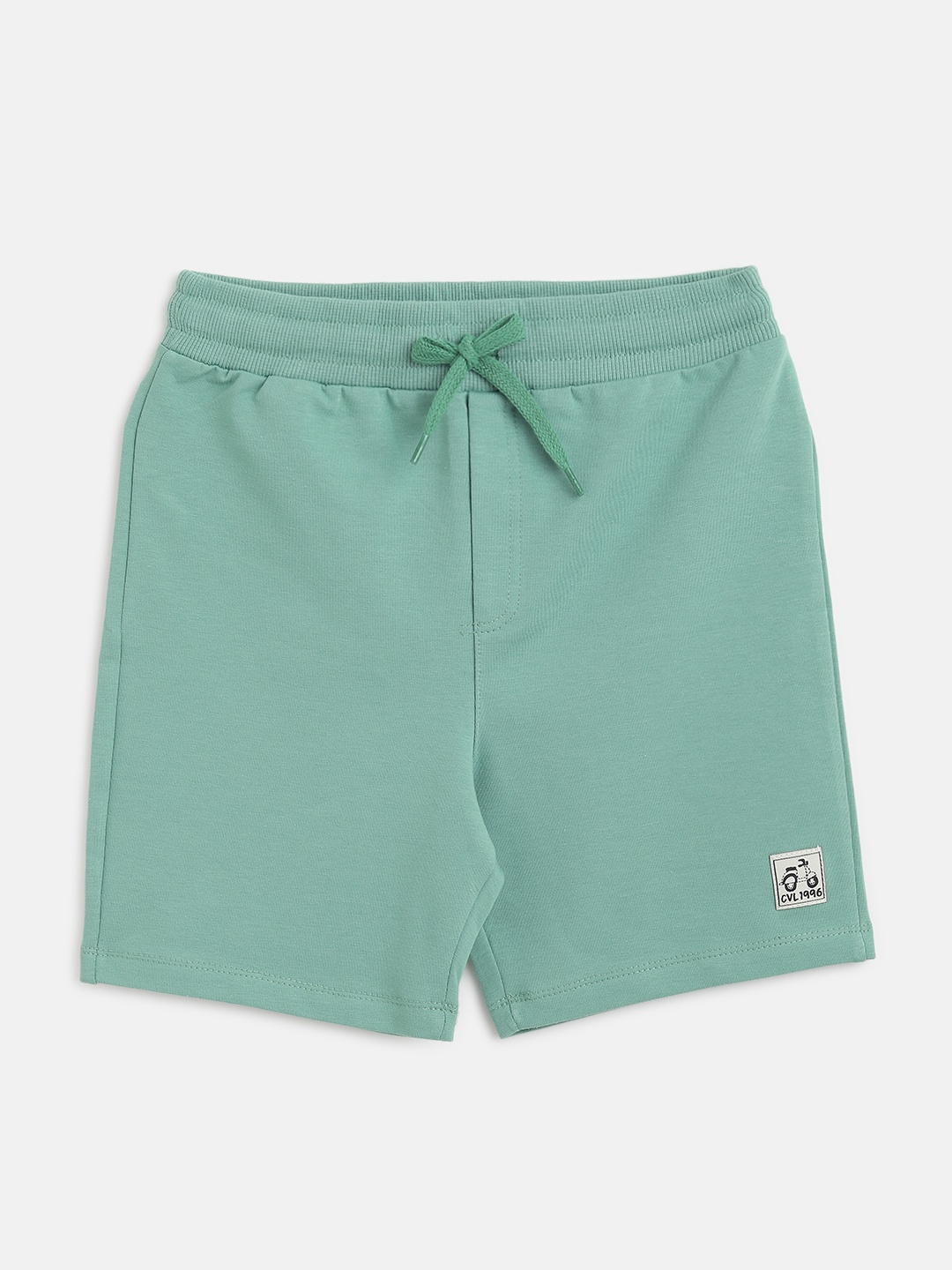 

Civil Boys Green Solid Shorts