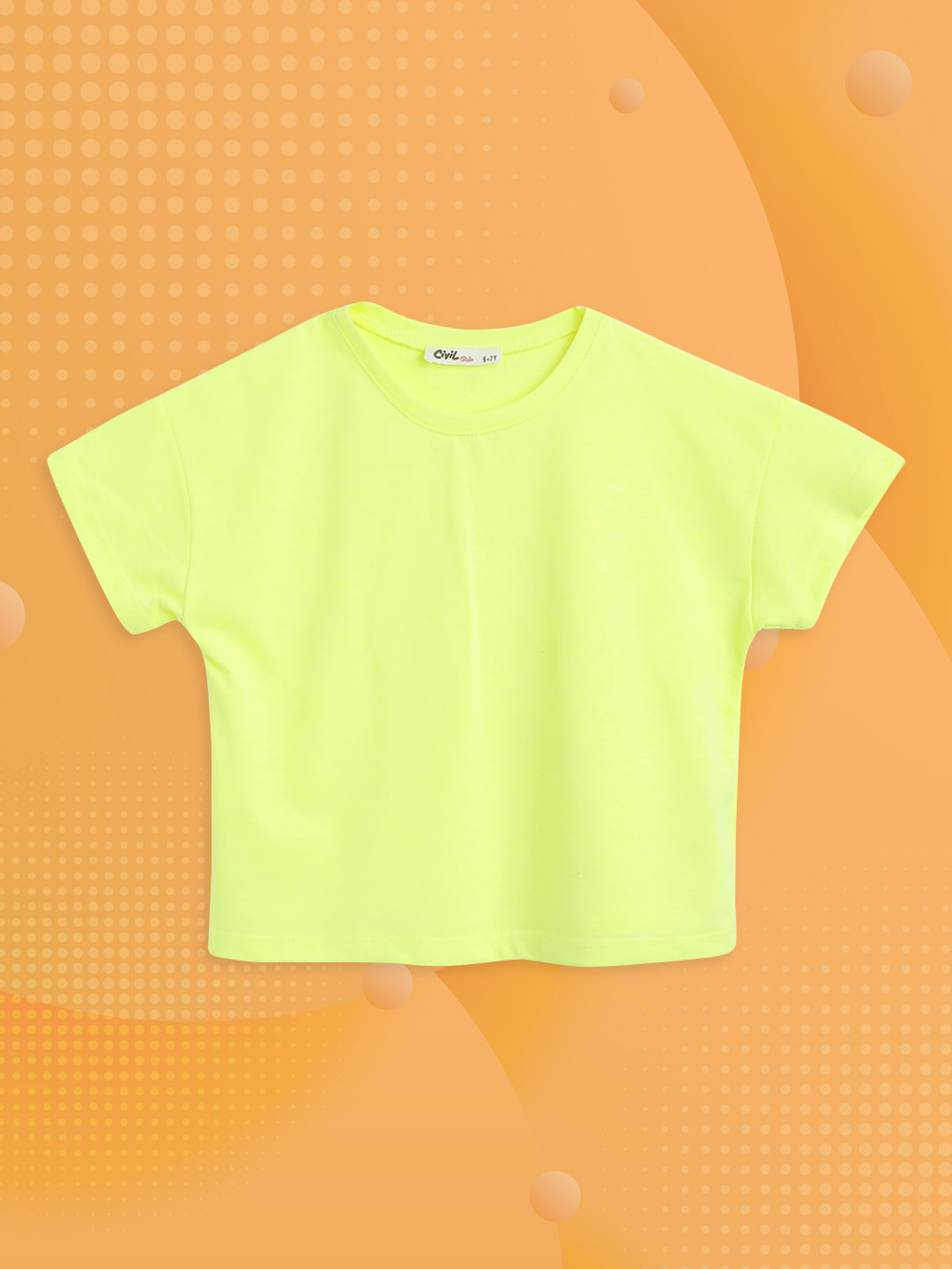 

Civil Girls Fluorescent Green T-shirt