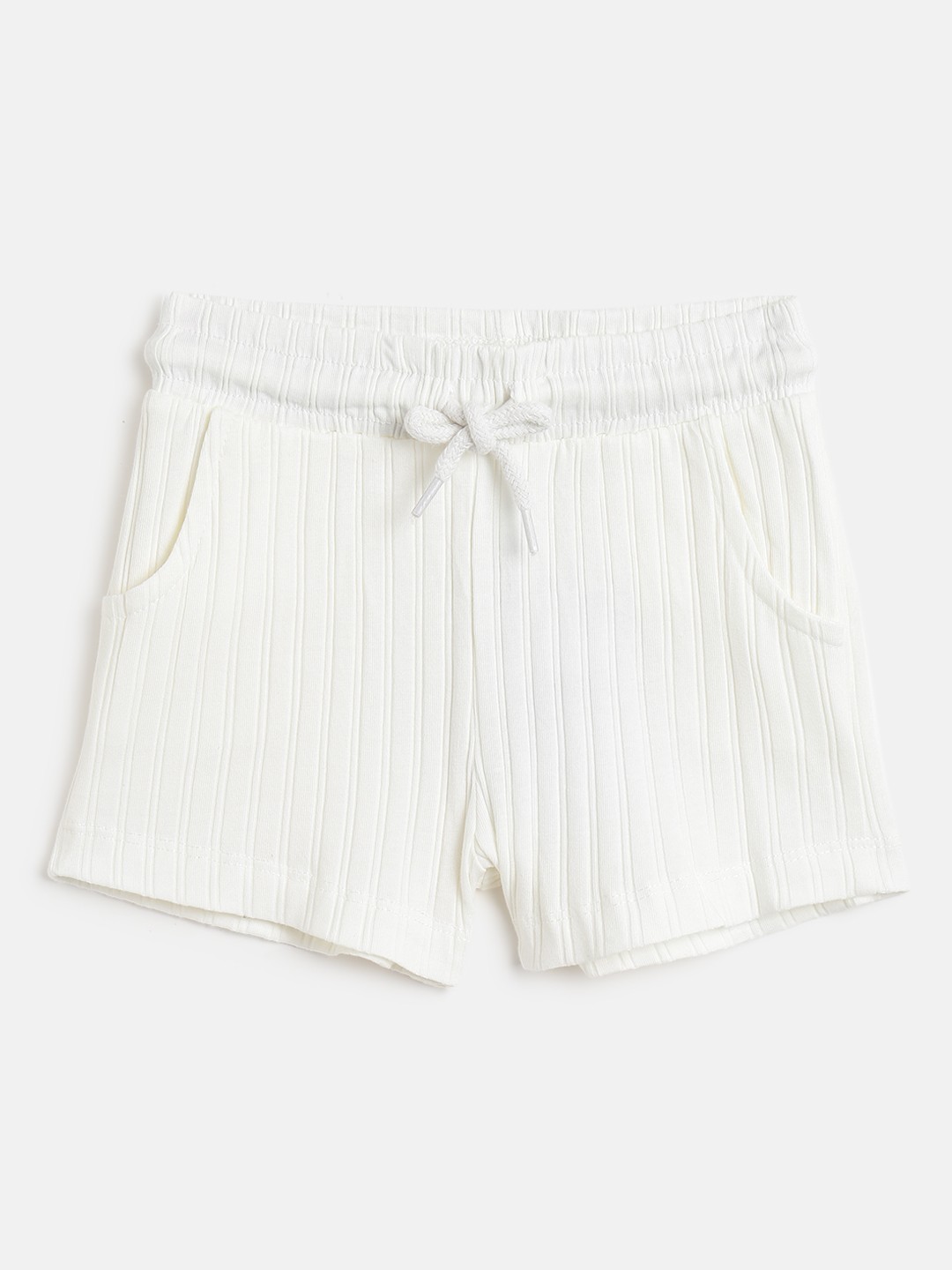 

Civil Girls White Striped Shorts