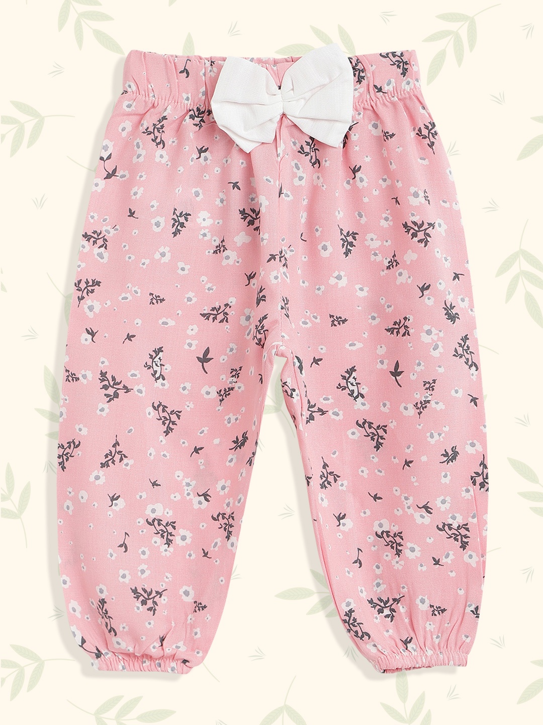 

Civil Girls Pink Floral Printed Joggers Trousers
