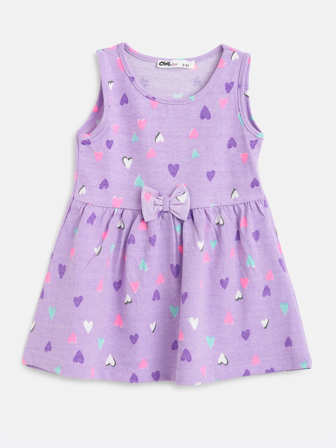 

Civil Girls Lilac & Pink Conversational Print A-Line Dress, Lavender