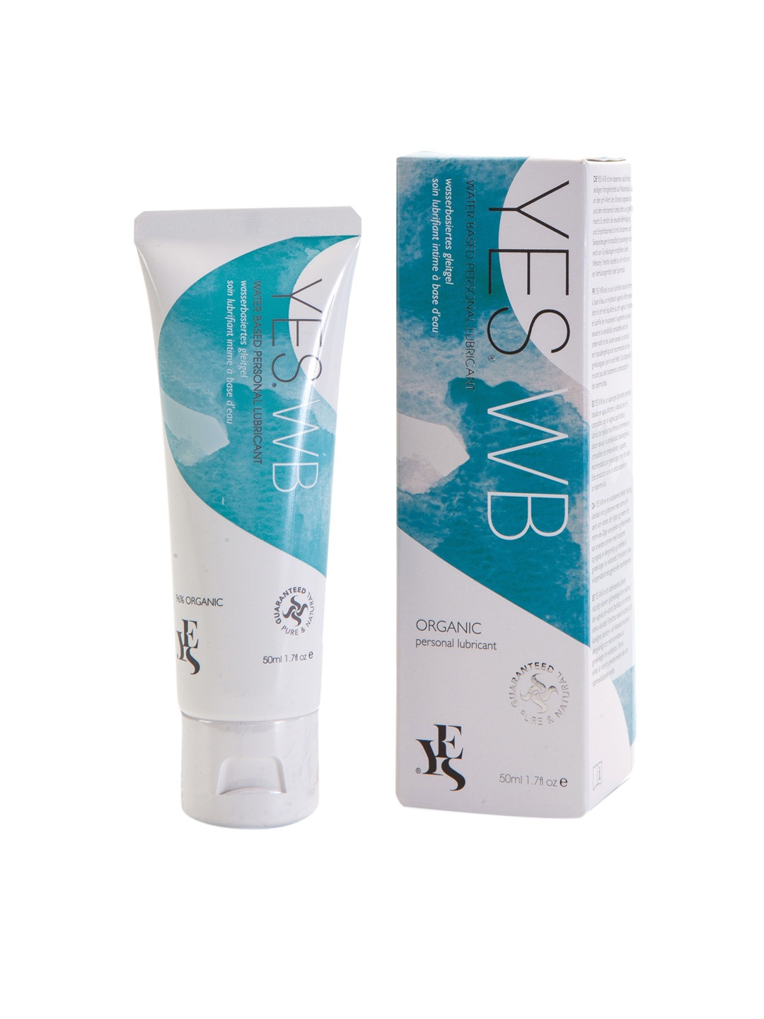 

YES WB Organic Water Based Personal Lubricant 50ml, White