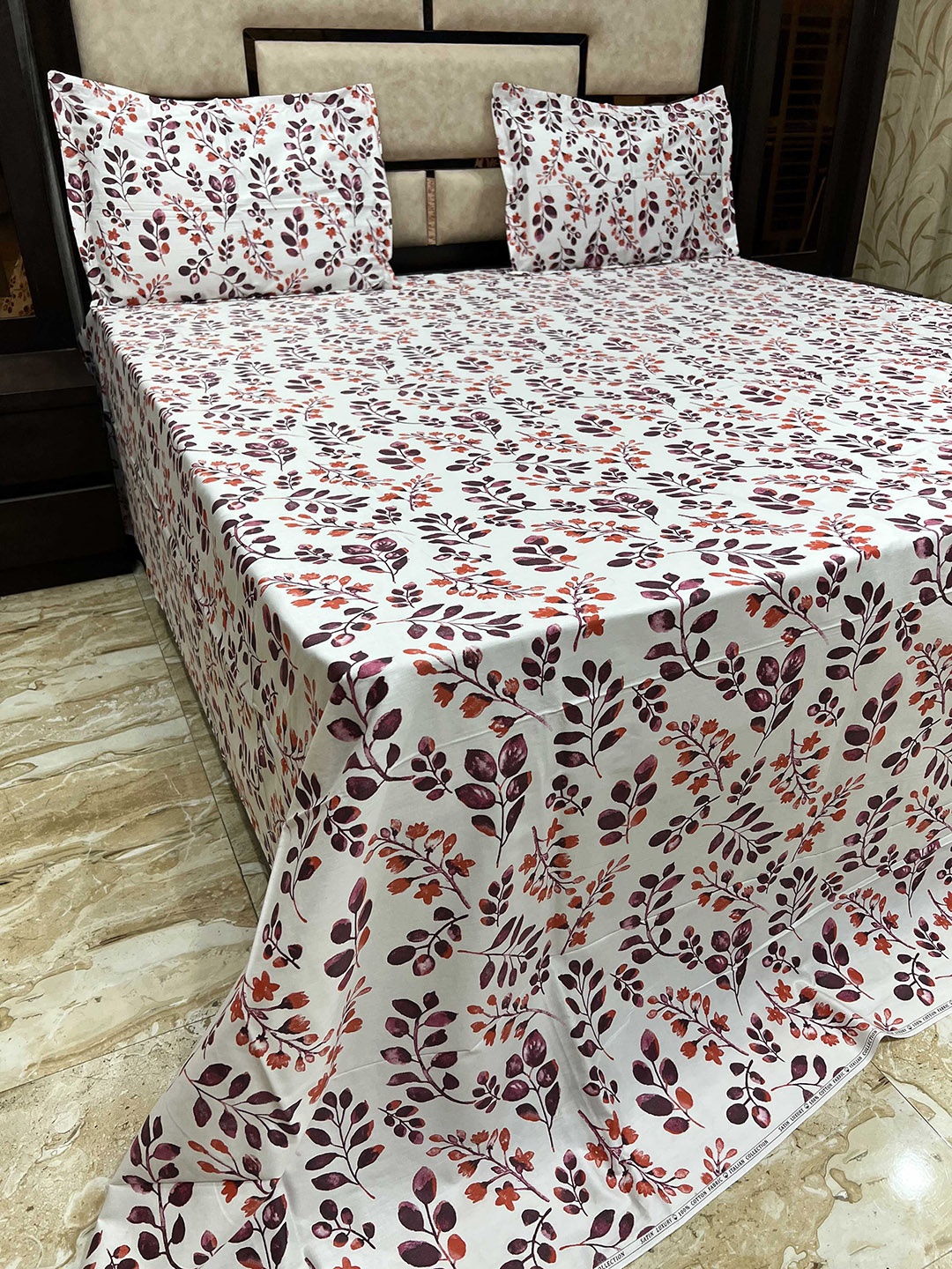 

Pure Decor Unisex Purple Bedsheets