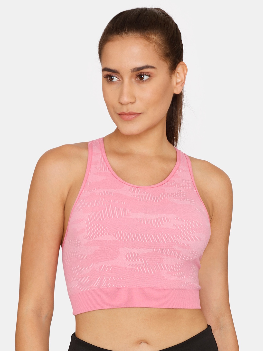 

Zelocity by Zivame Women Pink Sports Bra