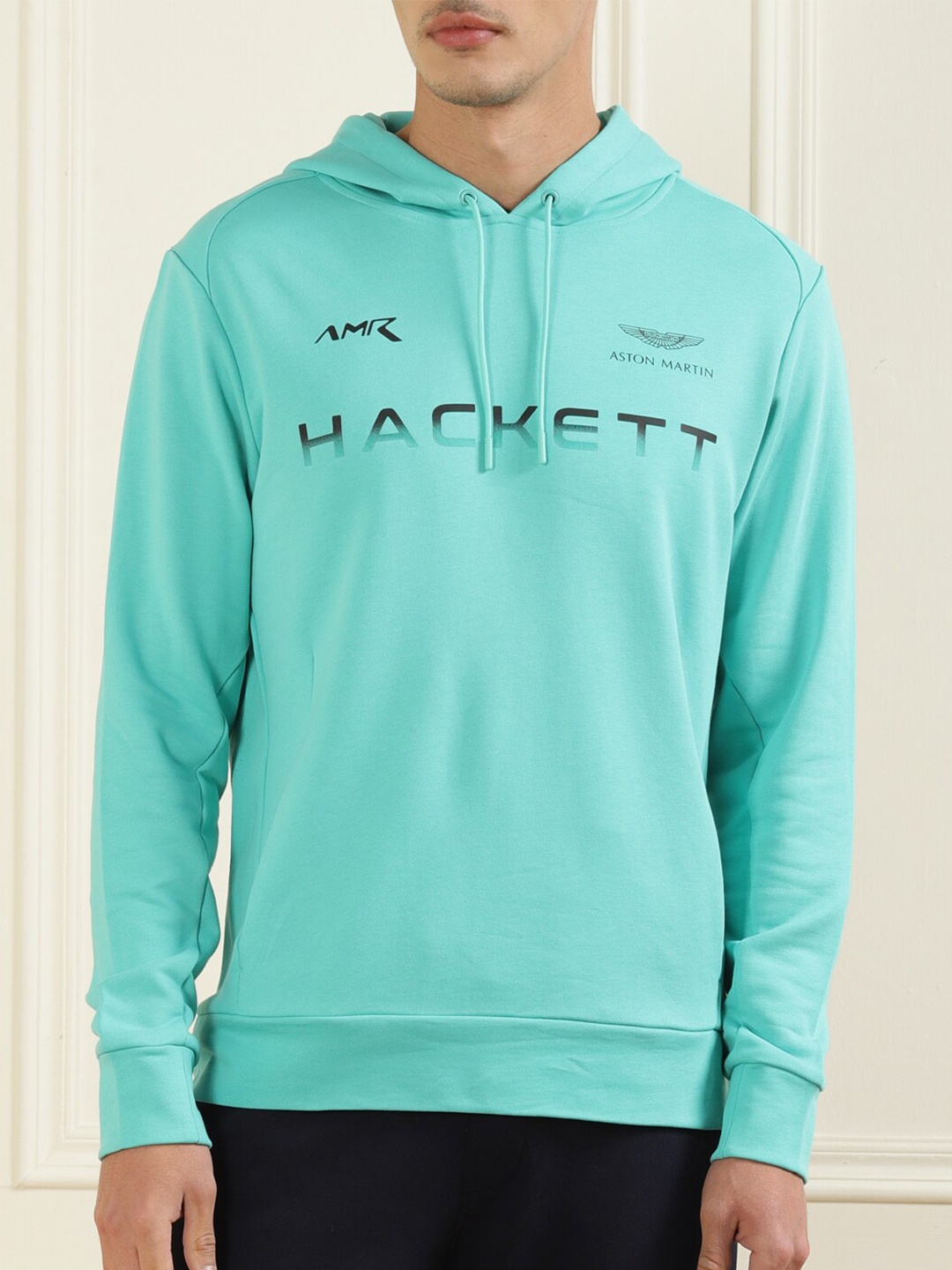 

HACKETT LONDON Men Blue Printed Sweatshirt