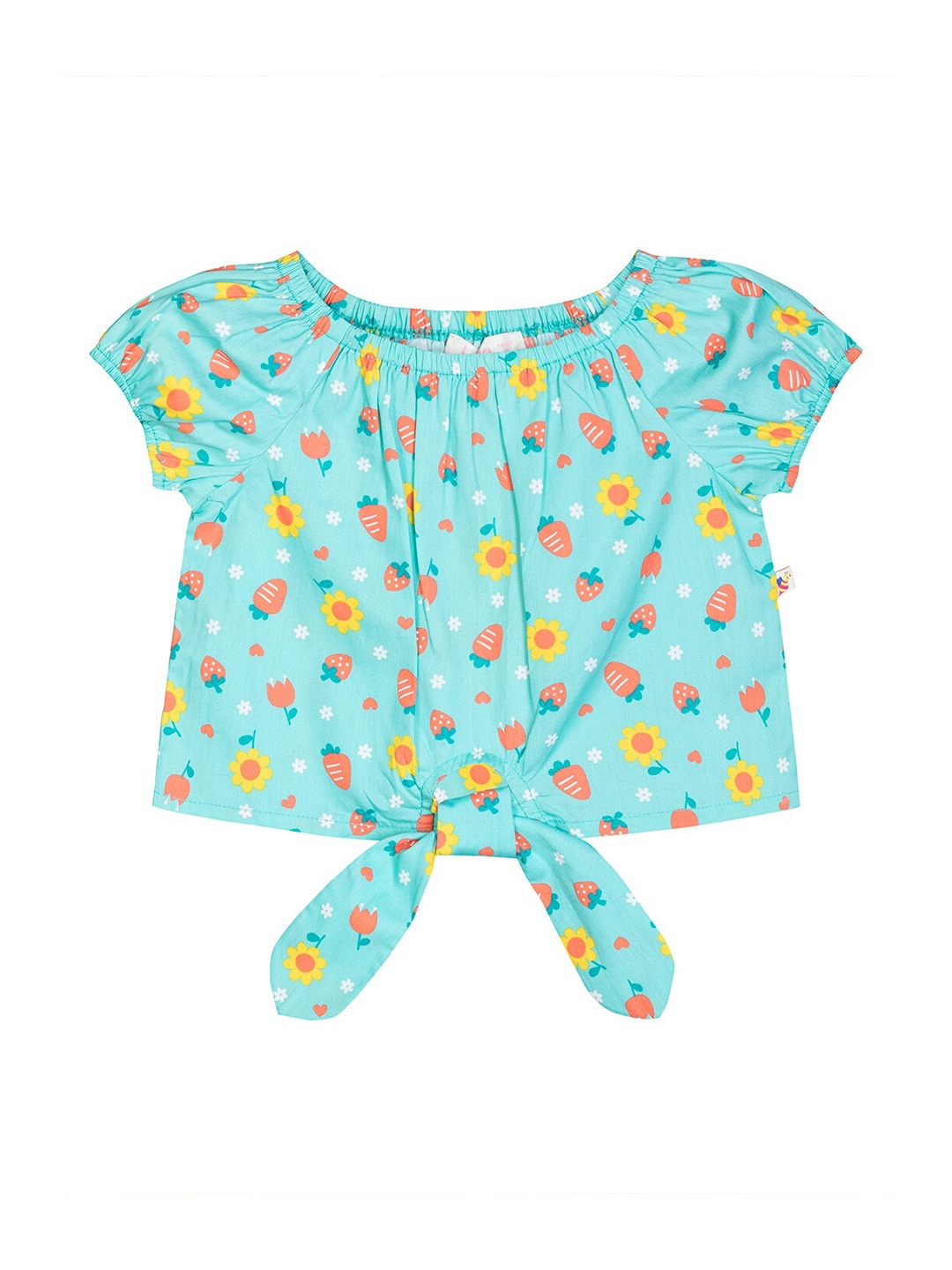 

Budding Bees Blue Print Top
