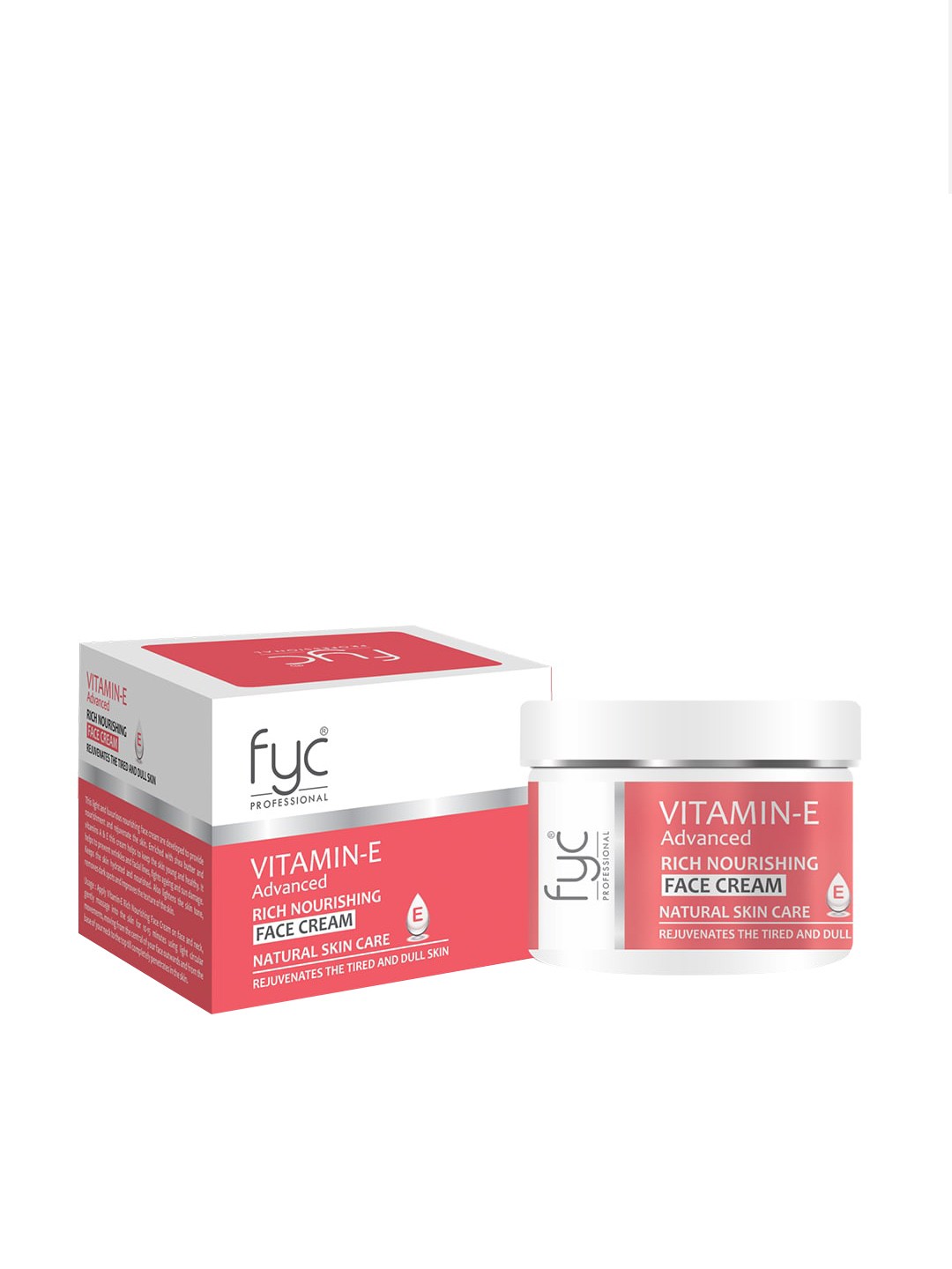 

FYC Profesttional VITAMIN - E Advanced Rich Nourishing Face Cream 250g, Pink