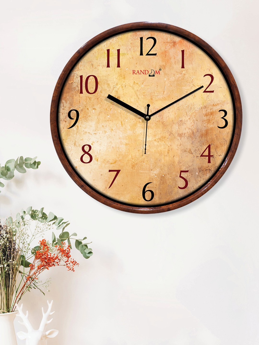 

RANDOM Unisex Brown Clocks