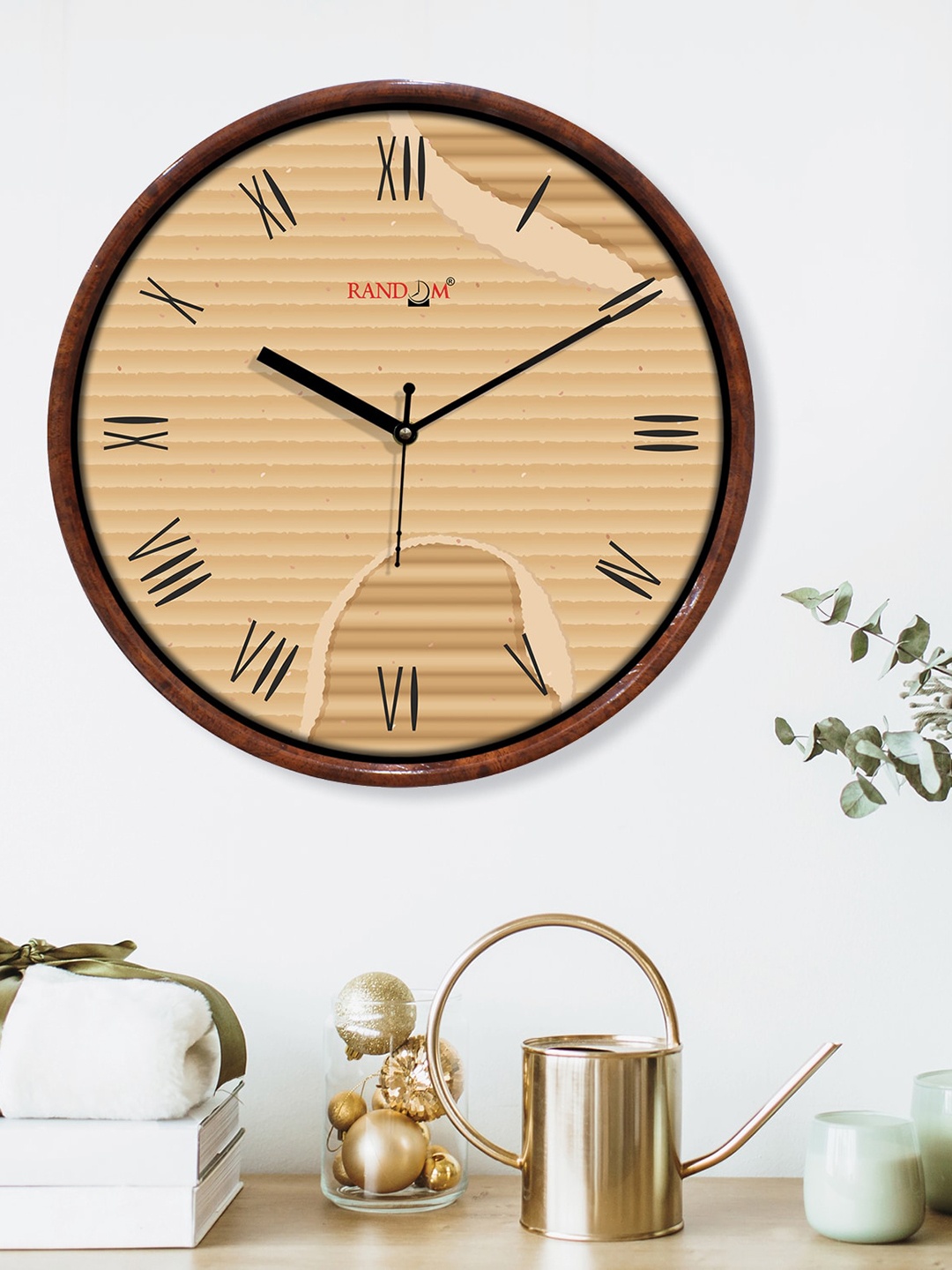 

RANDOM Unisex Brown Clocks