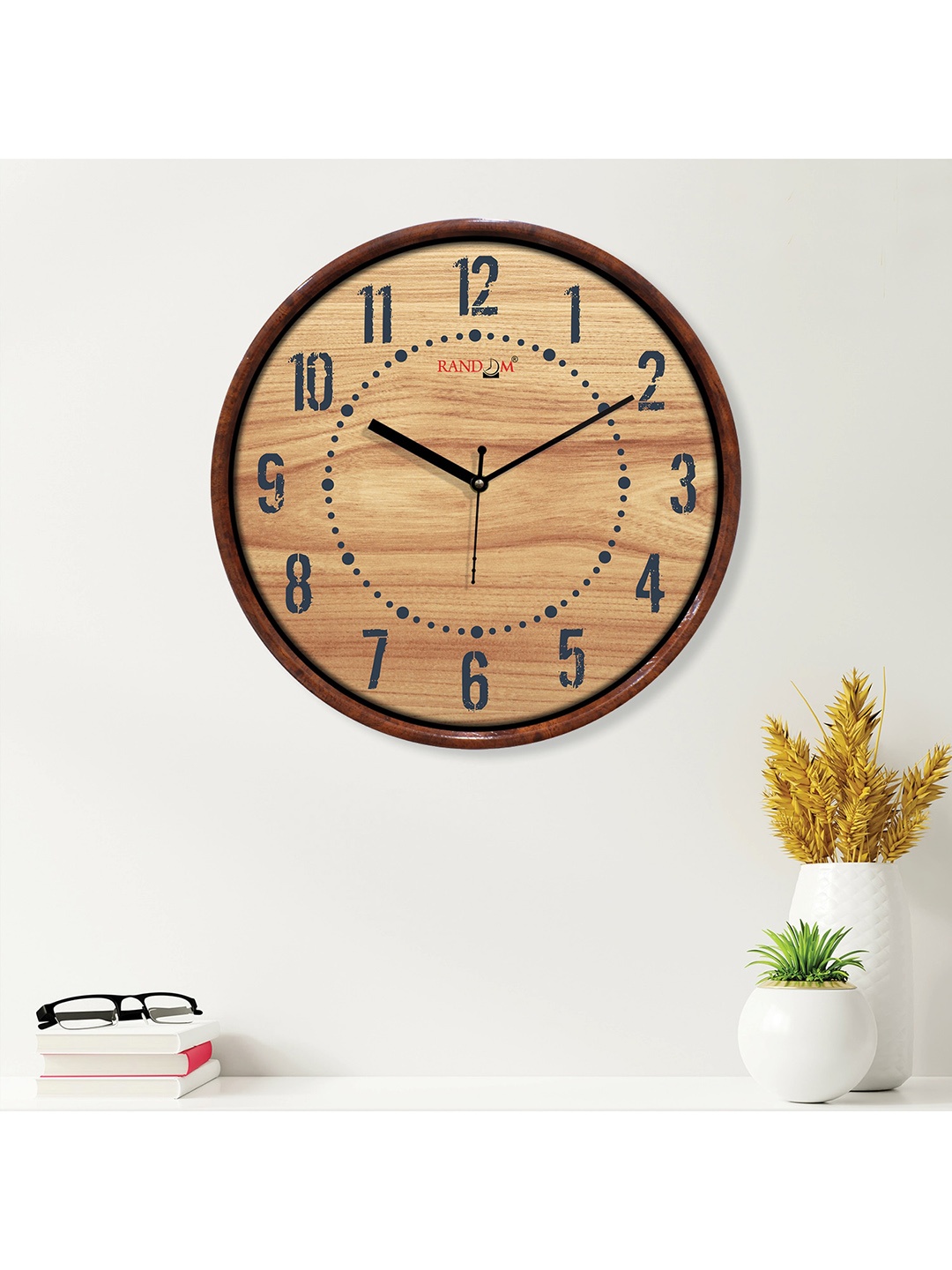 

RANDOM Unisex Brown Clocks