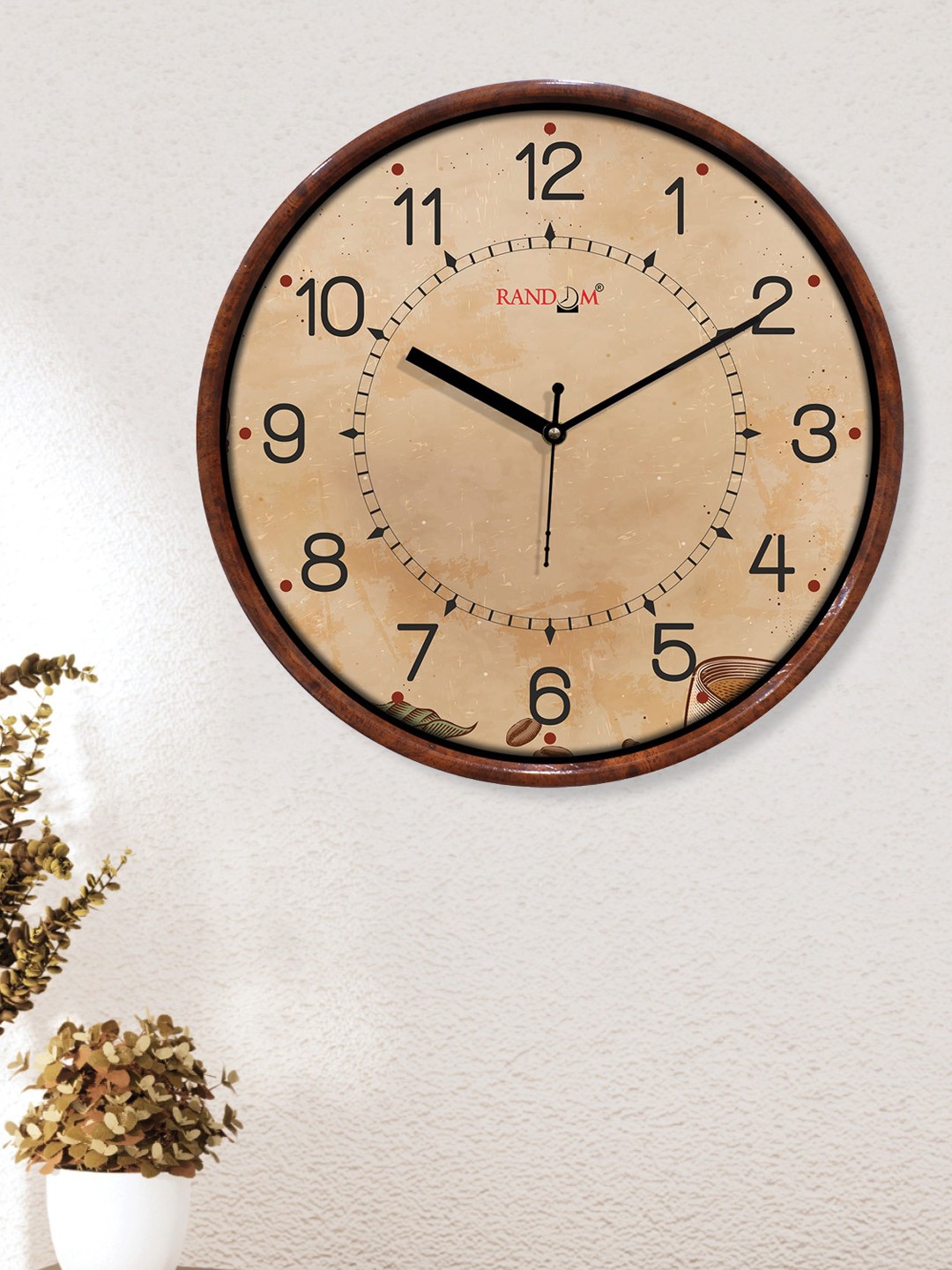 

RANDOM Unisex Brown Clocks