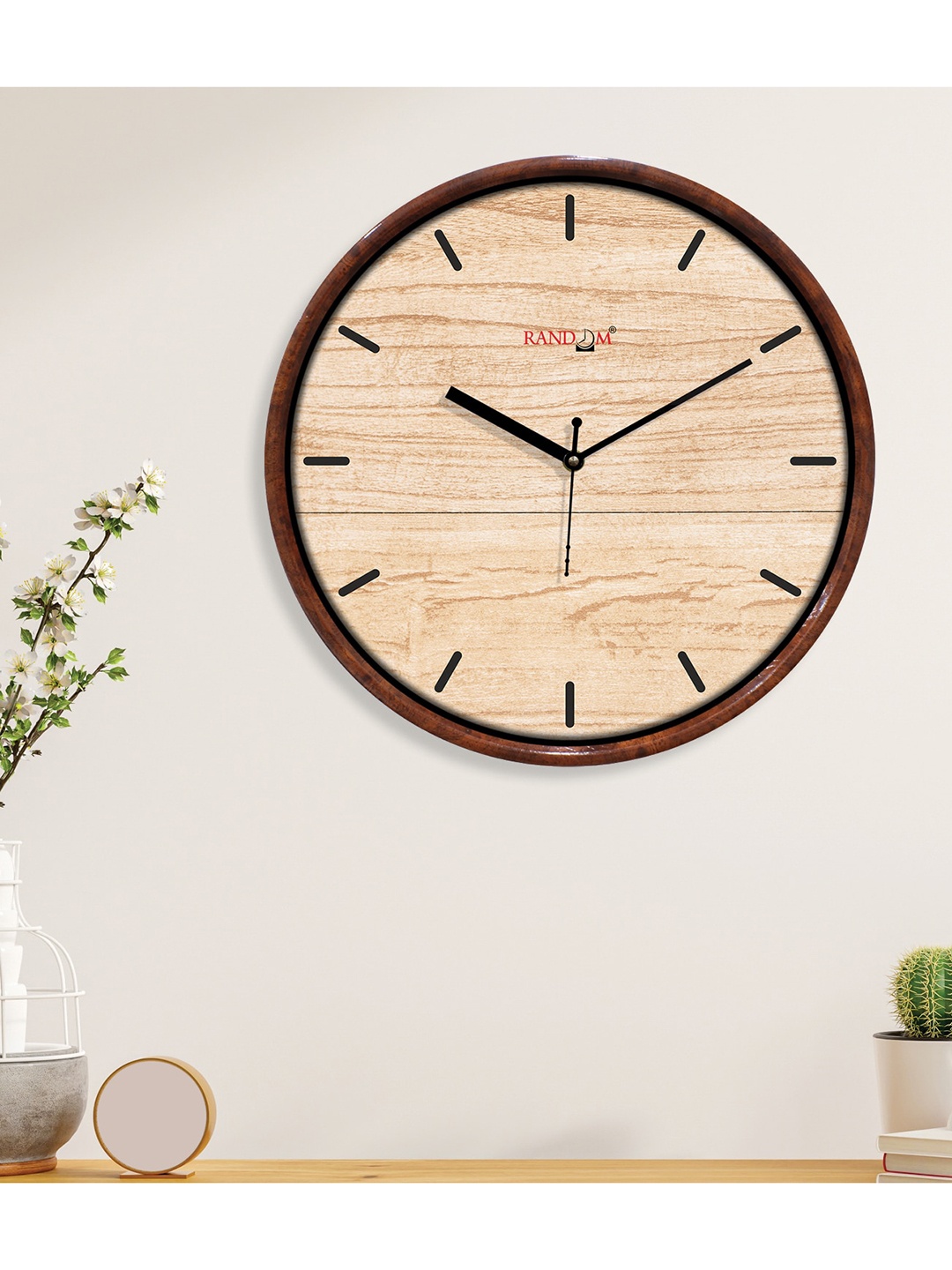 

RANDOM Unisex Brown Clocks