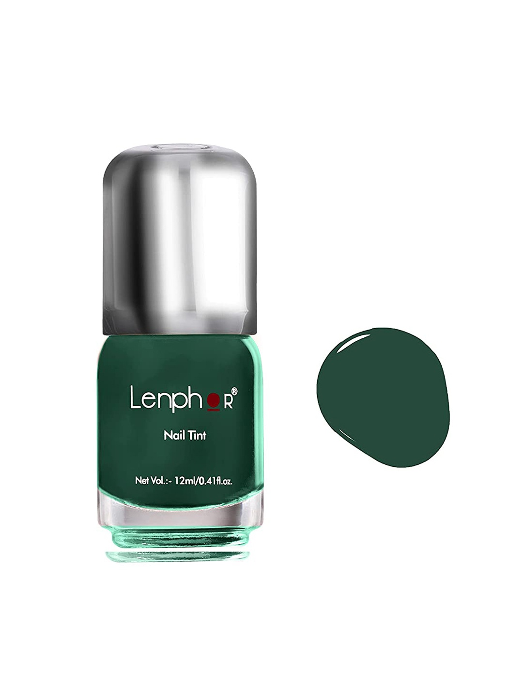 

Lenphor Matte Long-Lasting Nail Tint 12ml - Oliveoto 051, Green