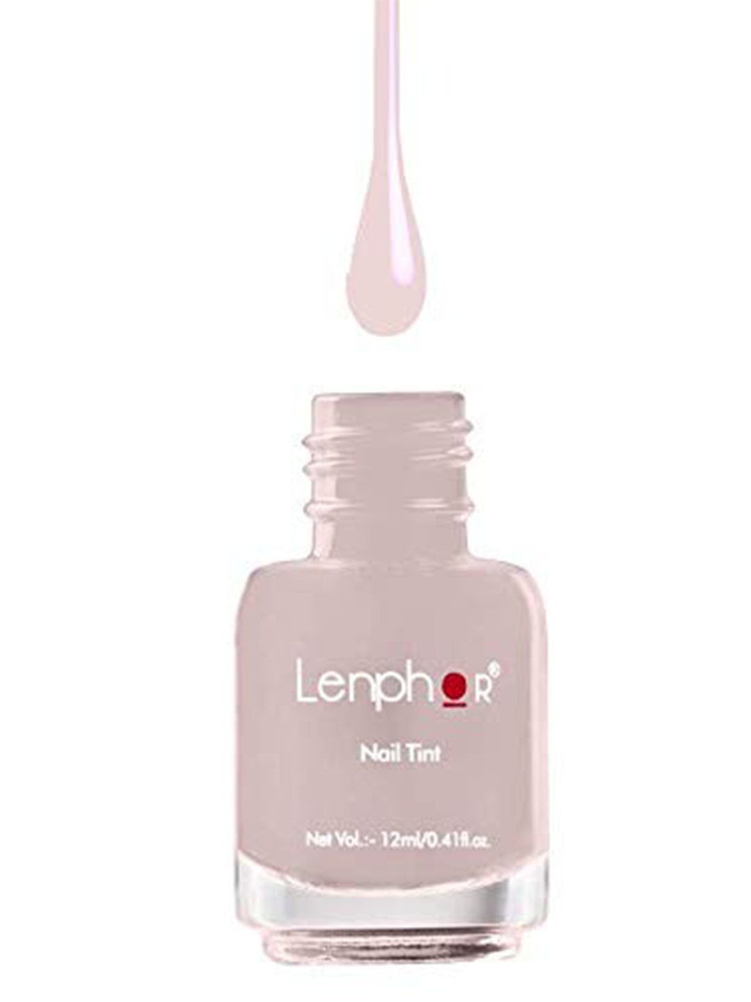 

Lenphor Shiny Gel Finish Long-Lasting Nail Tint 12ml - Alabaster 032, Nude