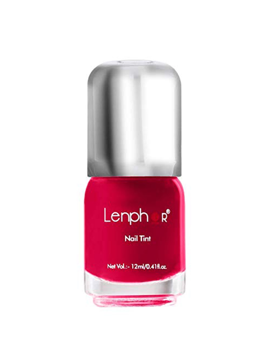 

Lenphor Shiny Gel Finish Long-Lasting Nail Tint 12ml - Bloody Cherry 006, Red