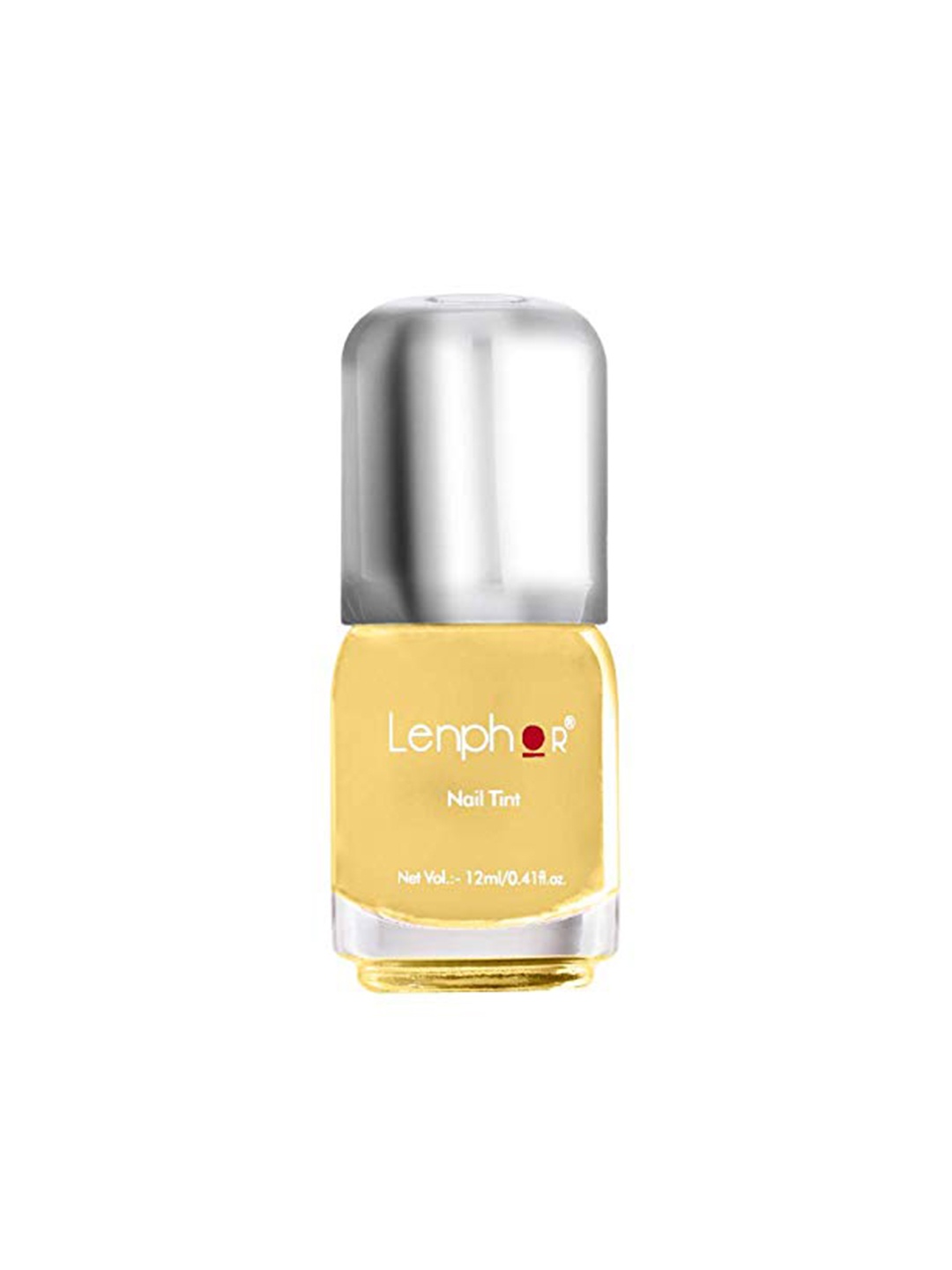 

Lenphor Cruelty-Free Long Lasting Shiny Gel Finish Nail Tint 12 ml - Mango Tango 004, Yellow
