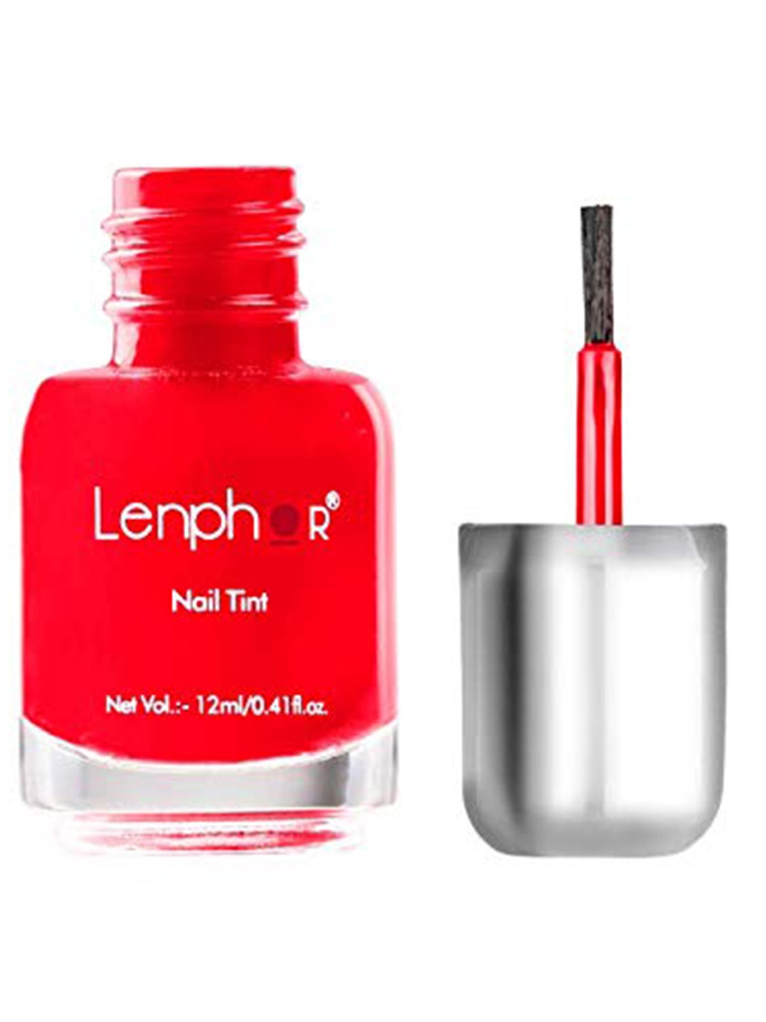 

Lenphor Shiny Nail Paint - Rusty Ruby 12 ml, Red