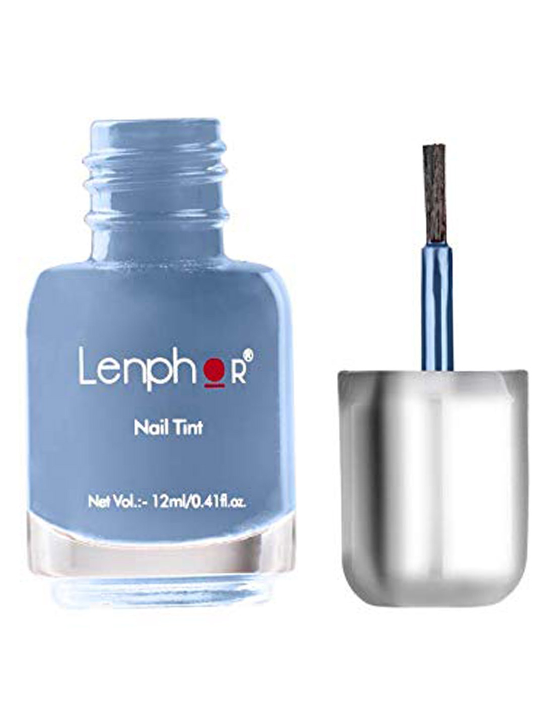 

Lenphor Long Lasting Shiny Nail Tint 12 ml - Giggley Grey 081, Blue
