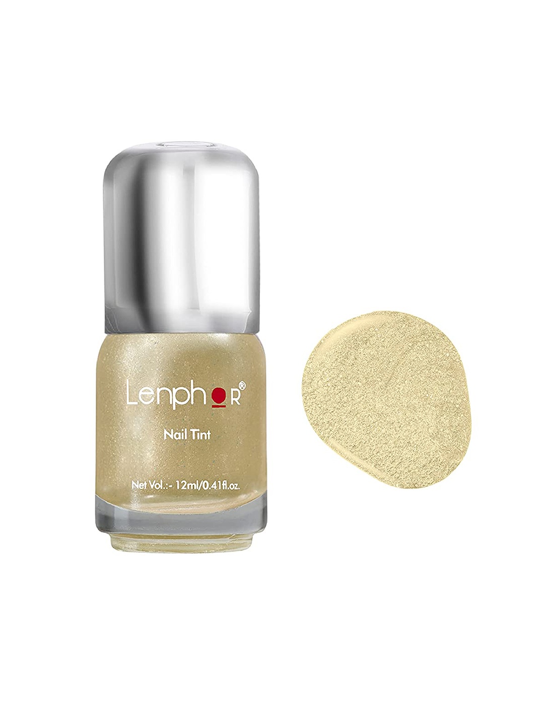 

Lenphor Glitter Long-Lasting Nail Tint 12ml - Glitter Up 069, Gold