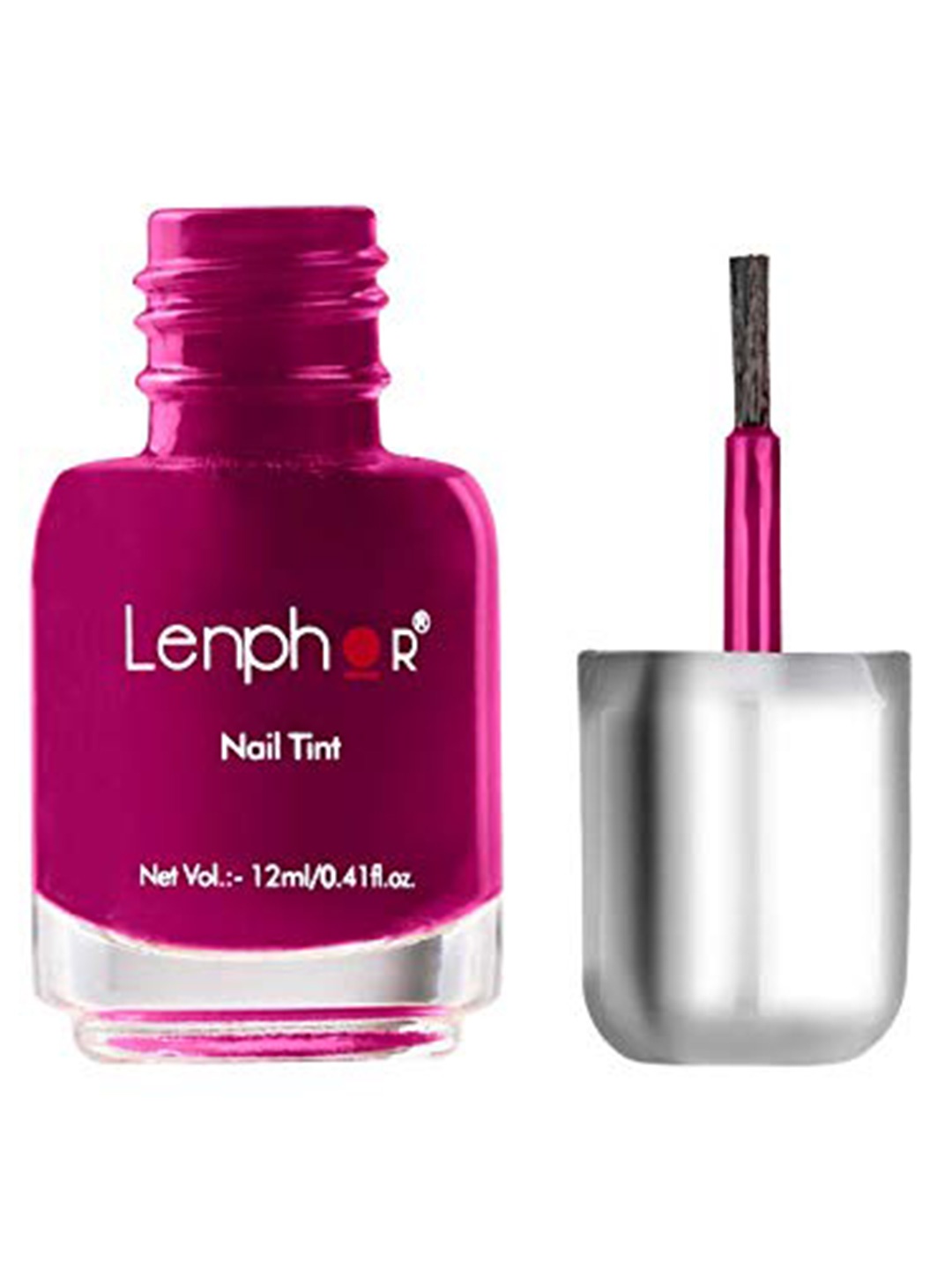 

Lenphor Matte Long-Lasting Nail Tint 12ml - Purple Drama 074, Magenta