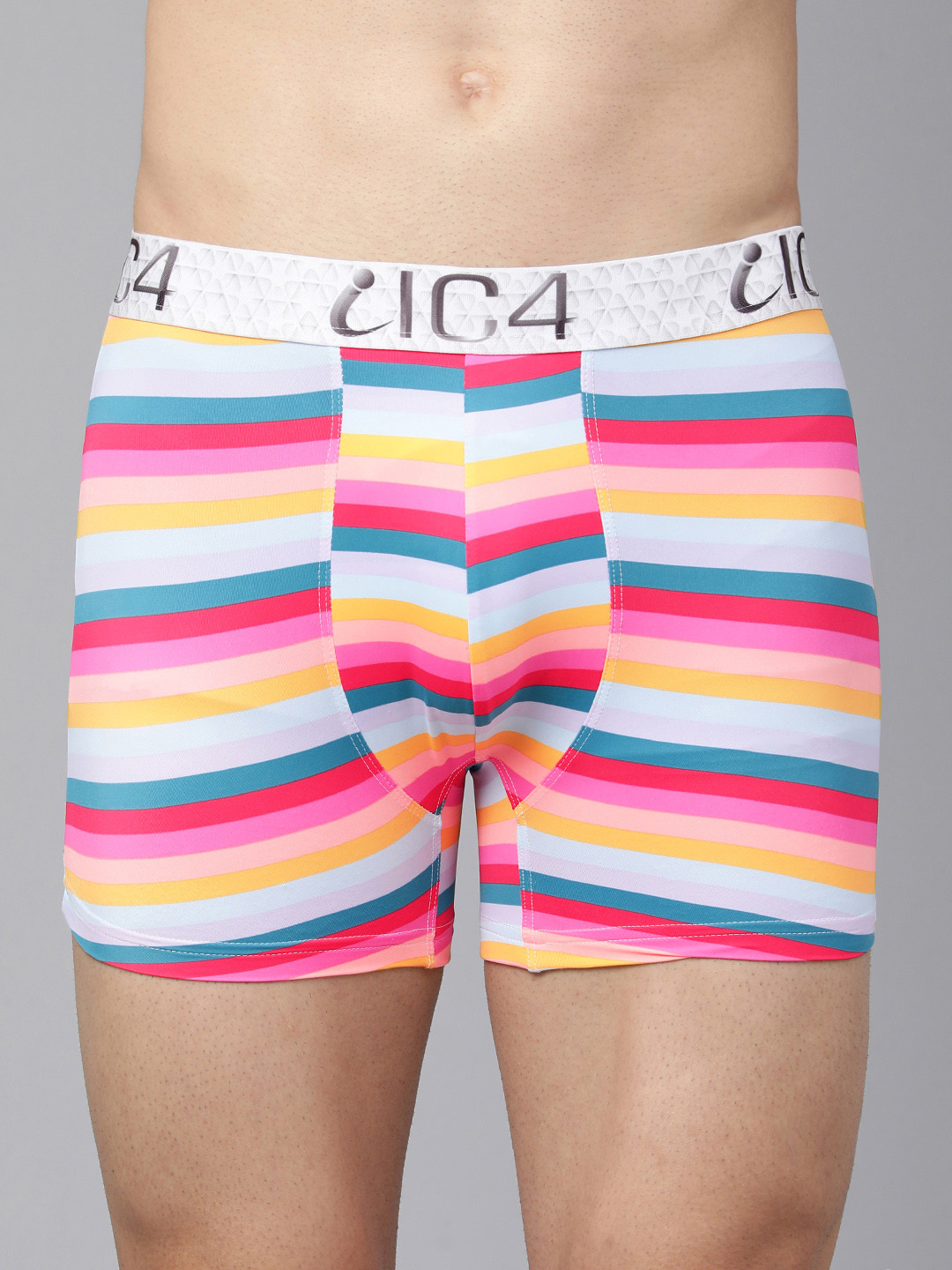 

IC4 Men White & Blue Printed Trunk 0NYL270