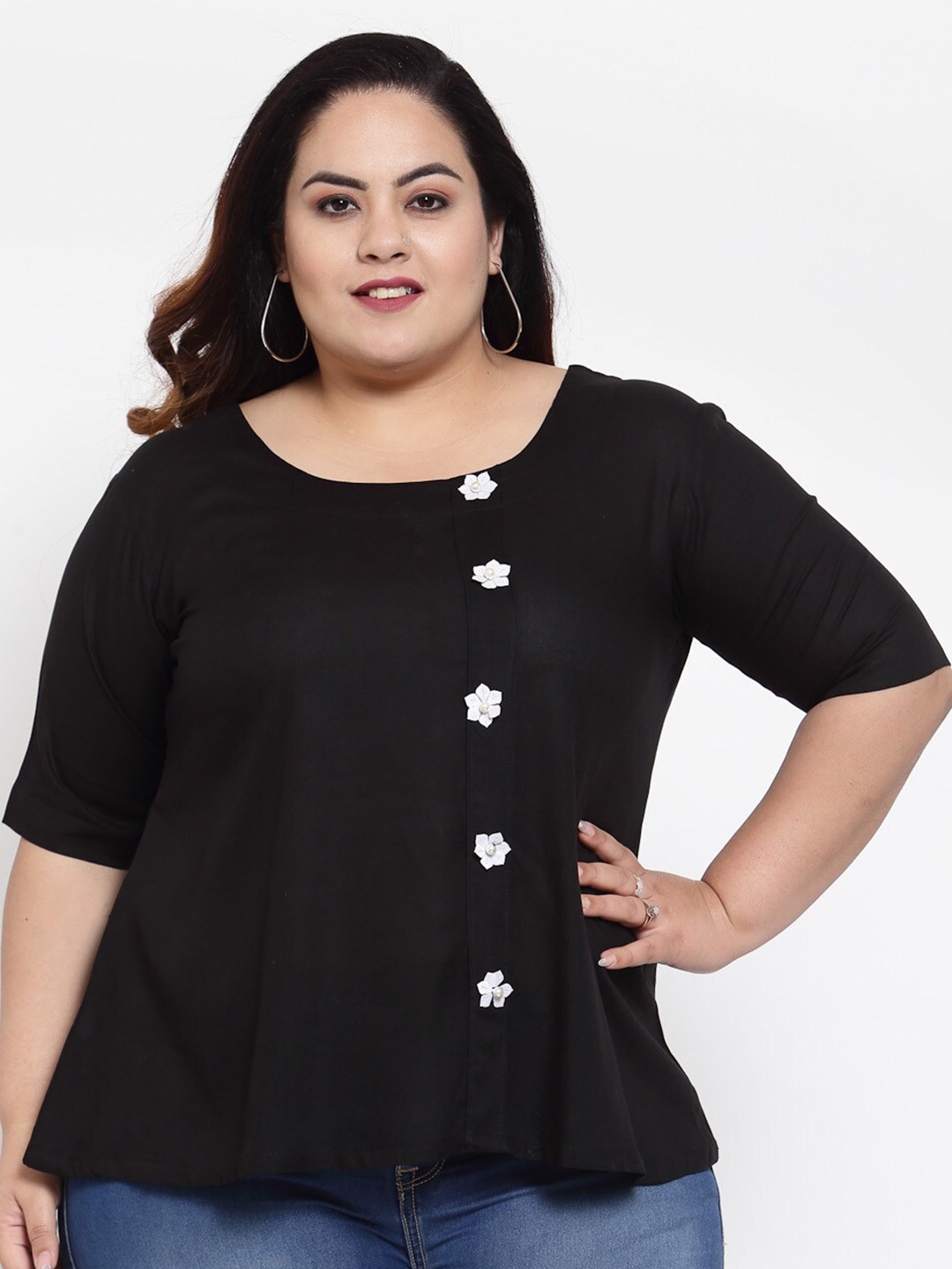 

FAZZN Black A-Line Top