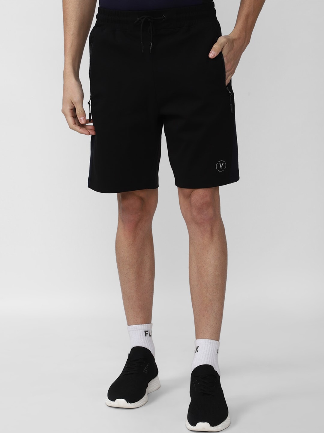 Van Heusen Flex Men Quick Dry Cycling Shorts, Black