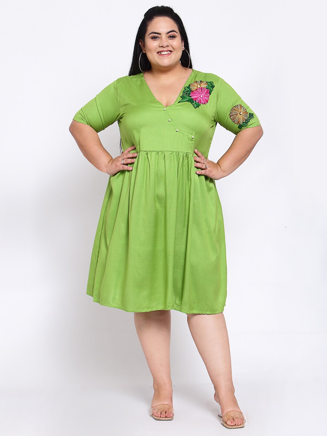 

FAZZN Green Dress