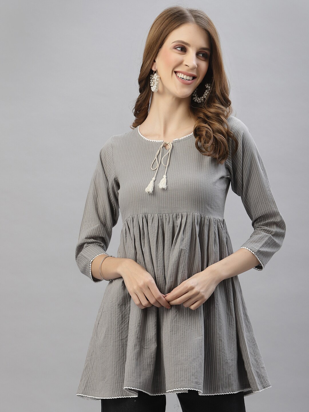 

SERONA FABRICS Grey Tunic