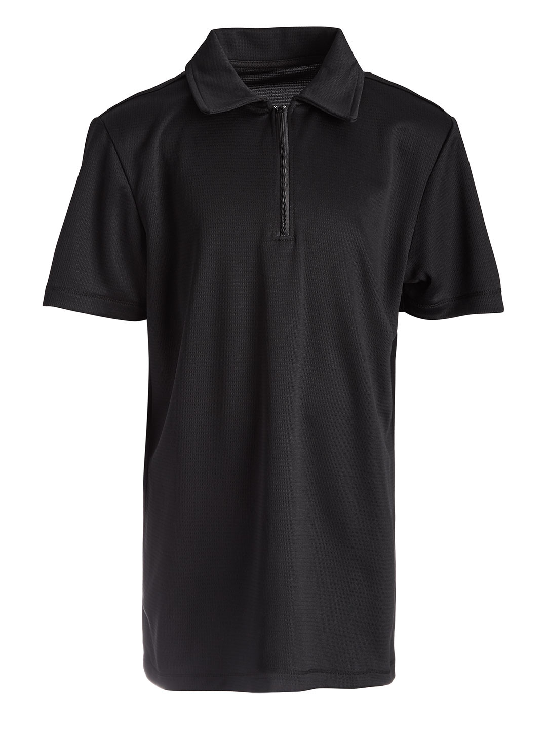 

Macy's Ideology Boys Black Polo Collar T-shirt