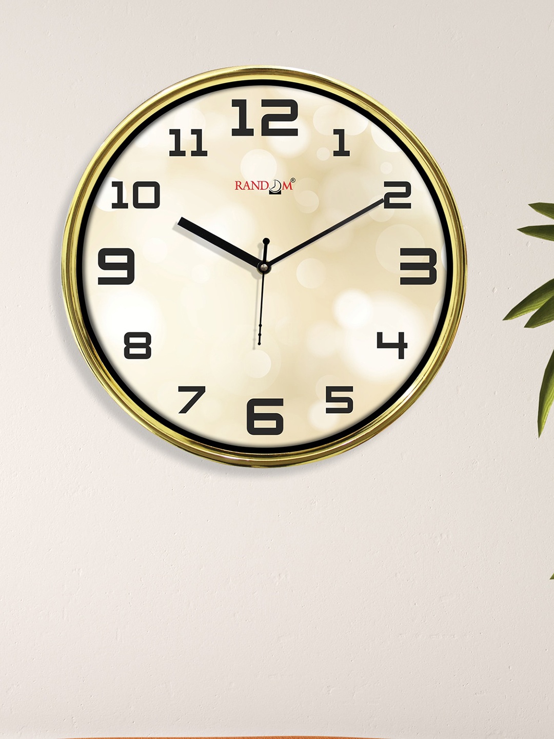 

RANDOM Unisex Cream Clocks