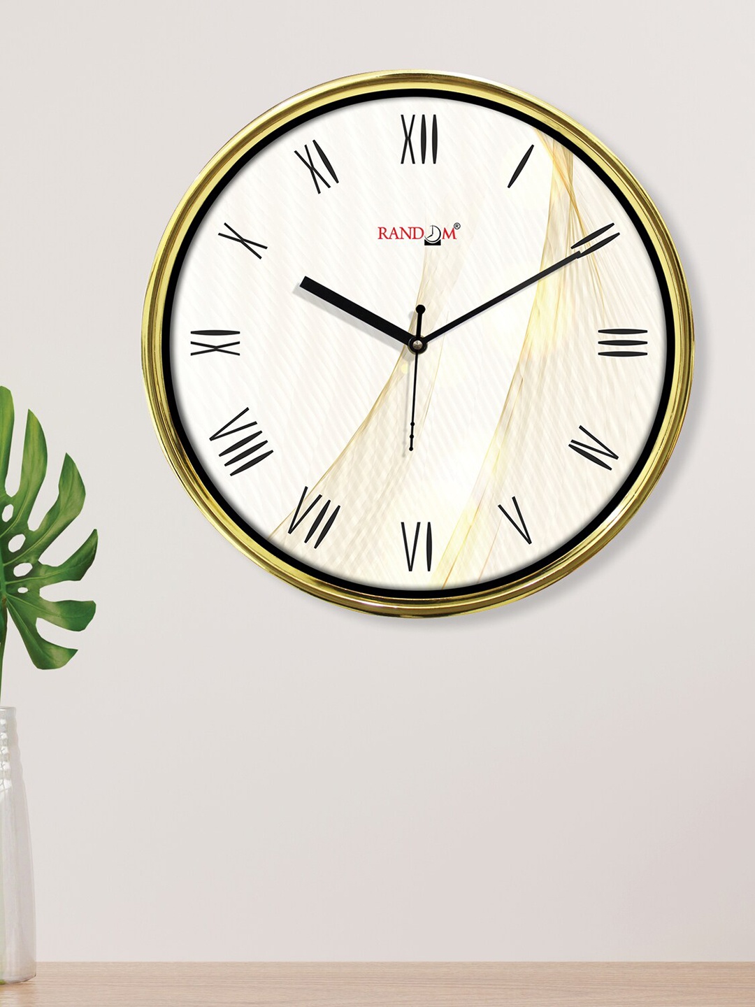 

RANDOM Unisex Cream Clocks