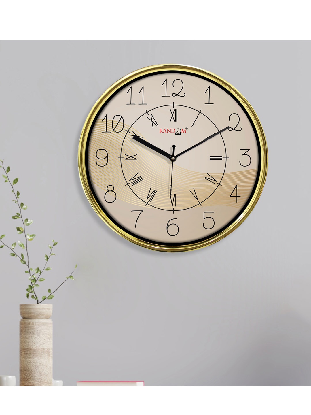 

RANDOM Unisex Multi Clocks, Beige