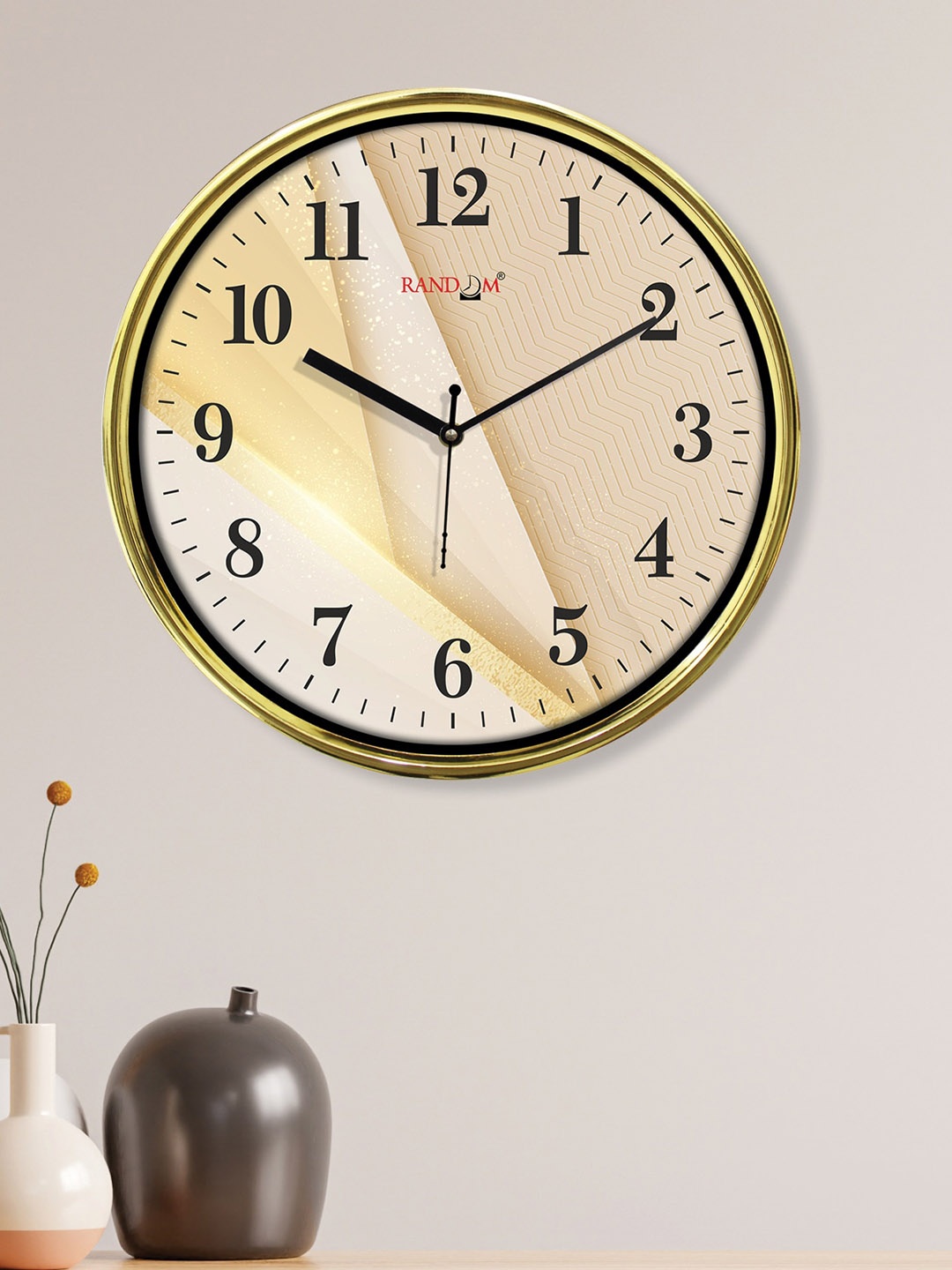 

RANDOM Unisex Multi Clocks, Cream