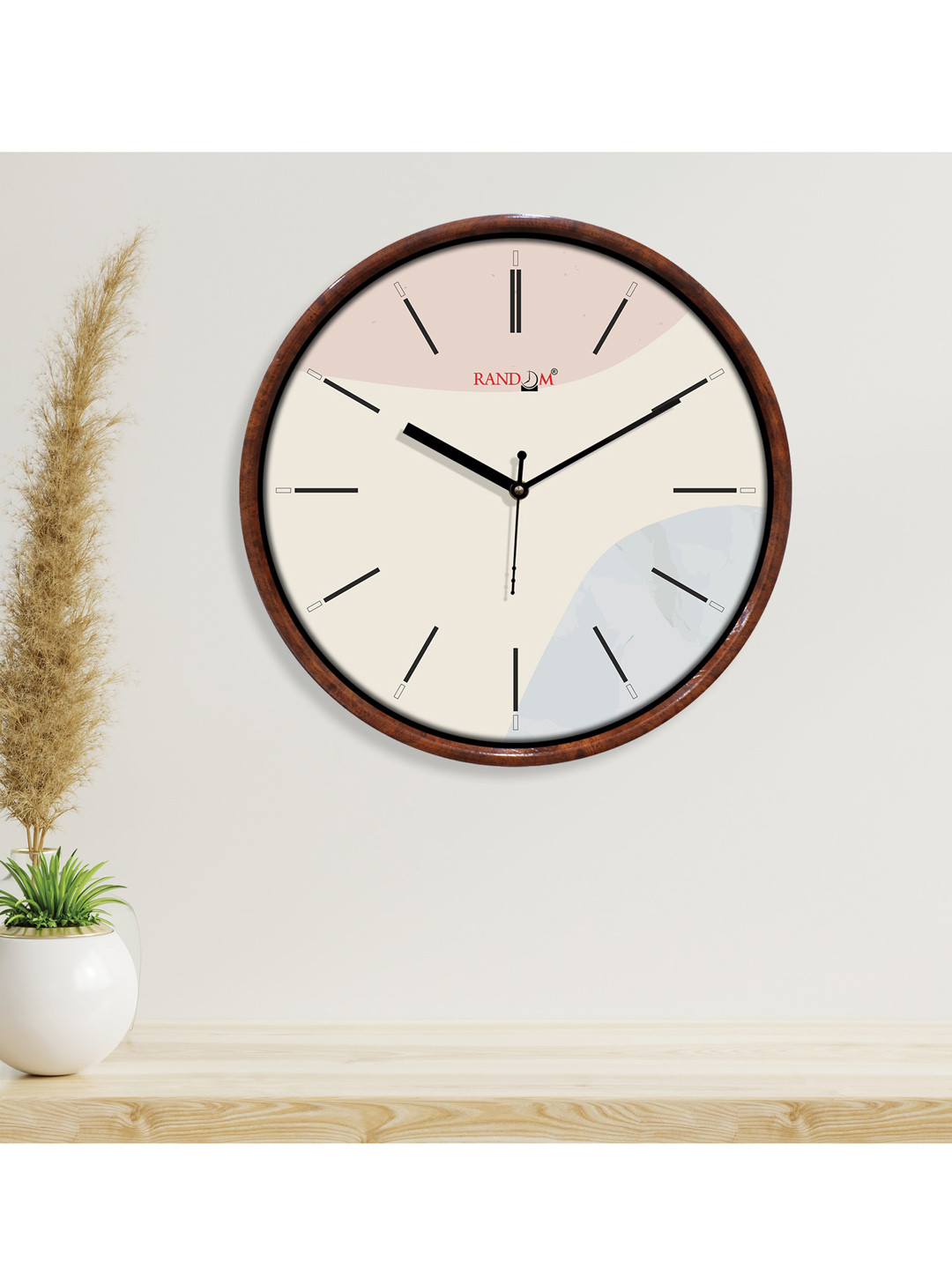 

RANDOM Unisex Multi Clocks, Cream
