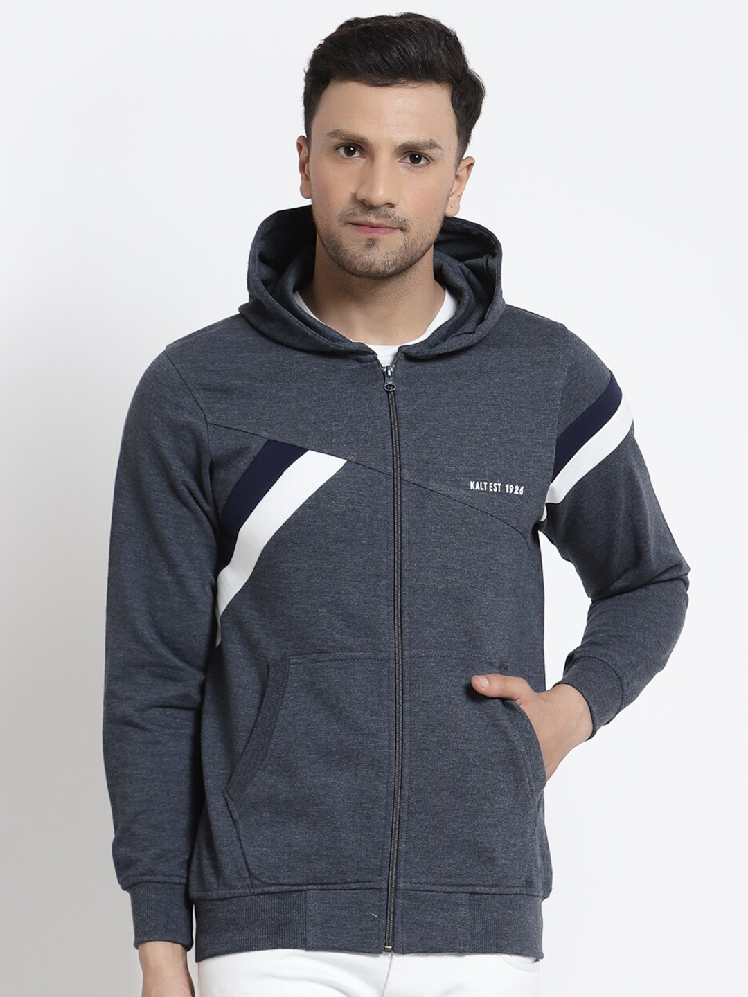 

Kalt Men Blue Sweatshirt